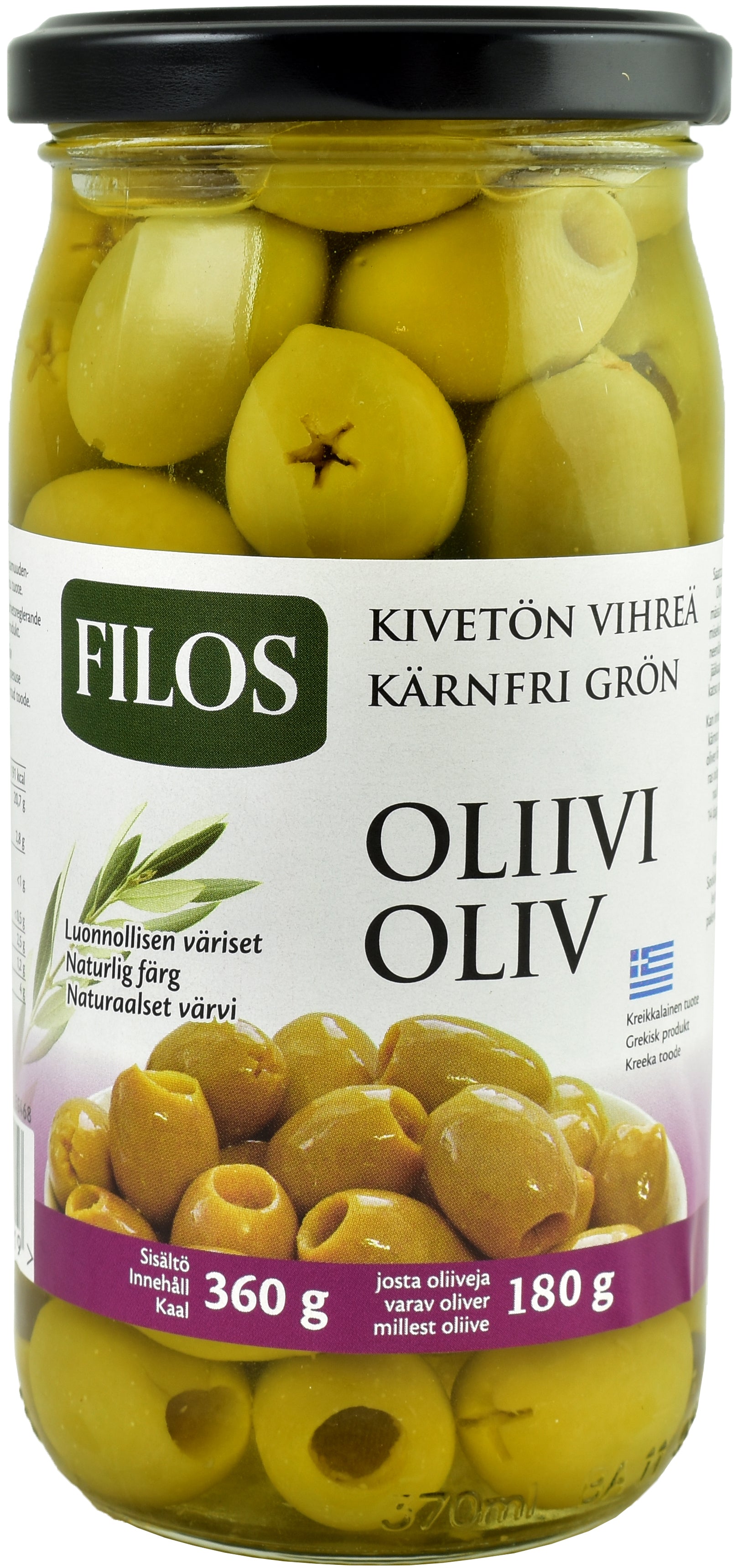 Filos 360/180g vihreä oliivi kivetön