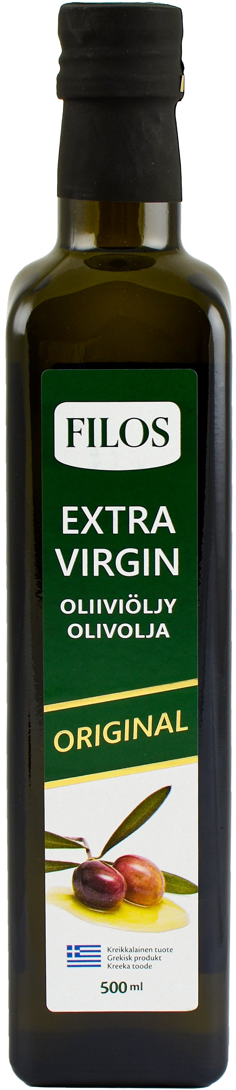 Filos 500ml original koroneiki ekstra-neitsytoliiviöljy