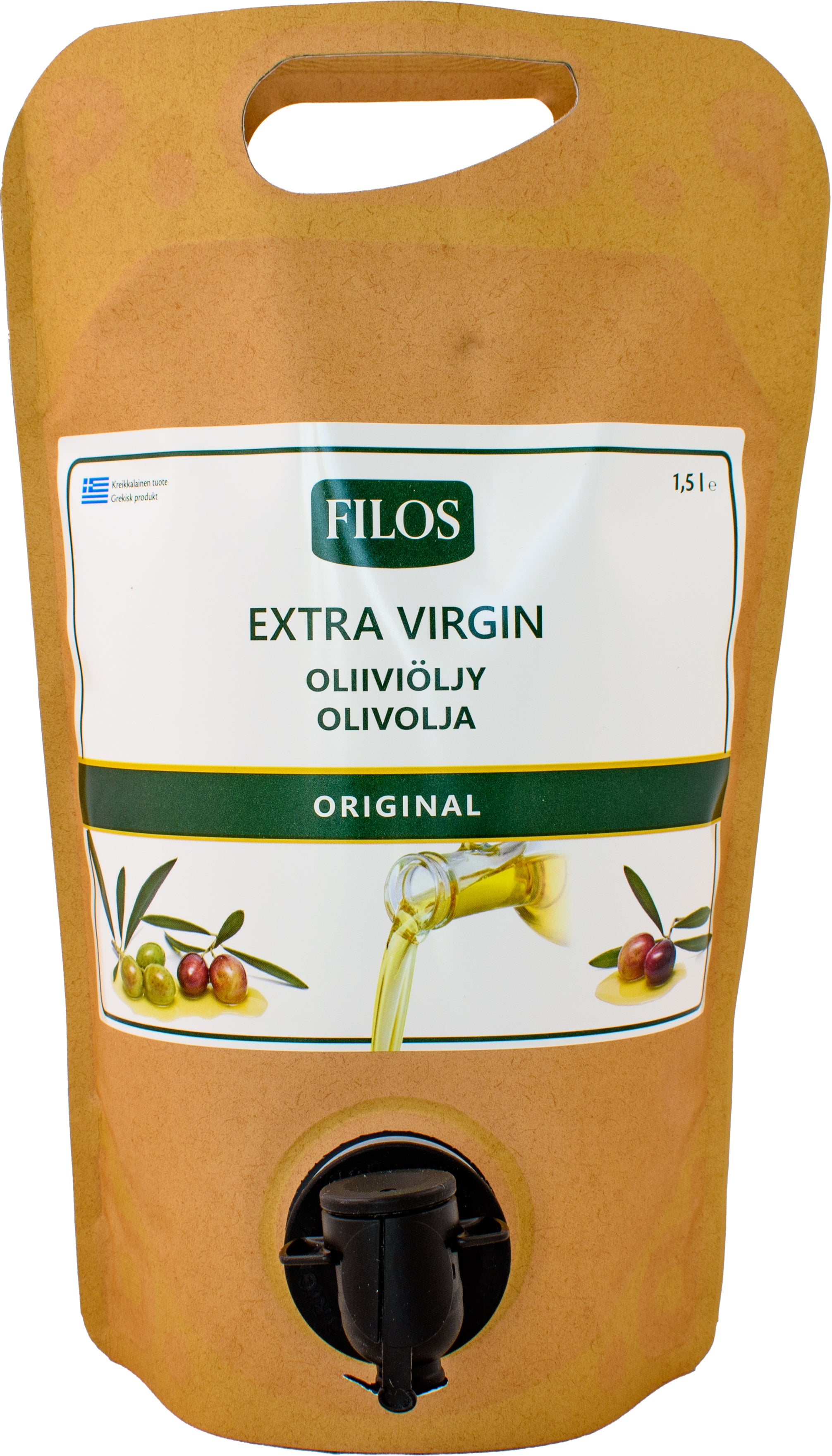 Filos 1,5 l original Koroneiki ekstra-neitsytoliiviöljy