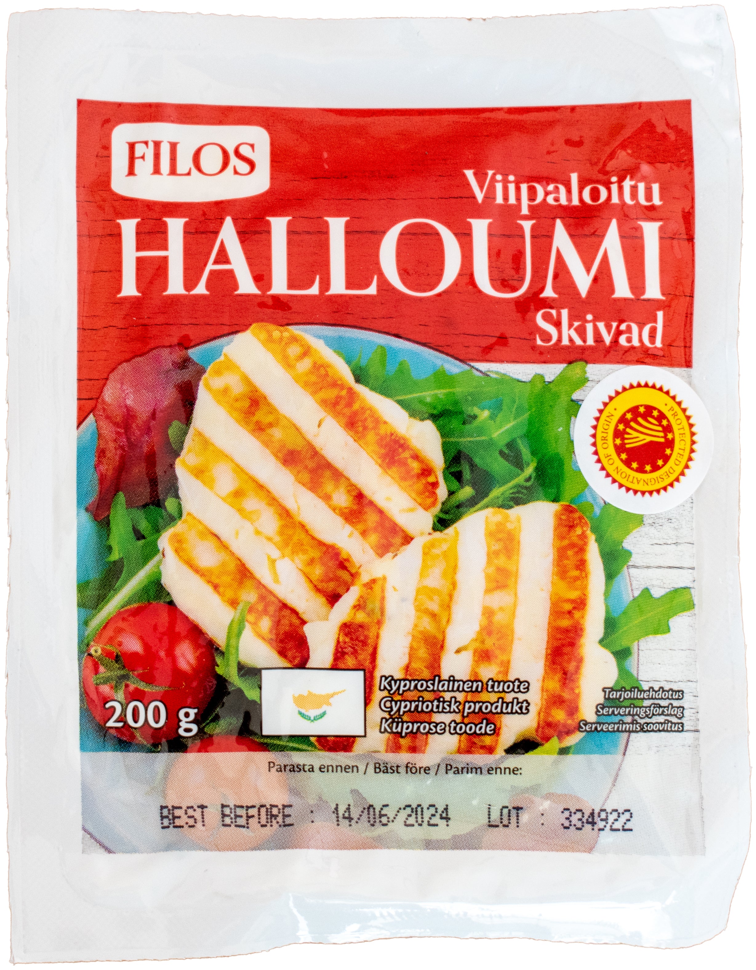 Filos viipaloitu halloumi-juusto PDO 200g