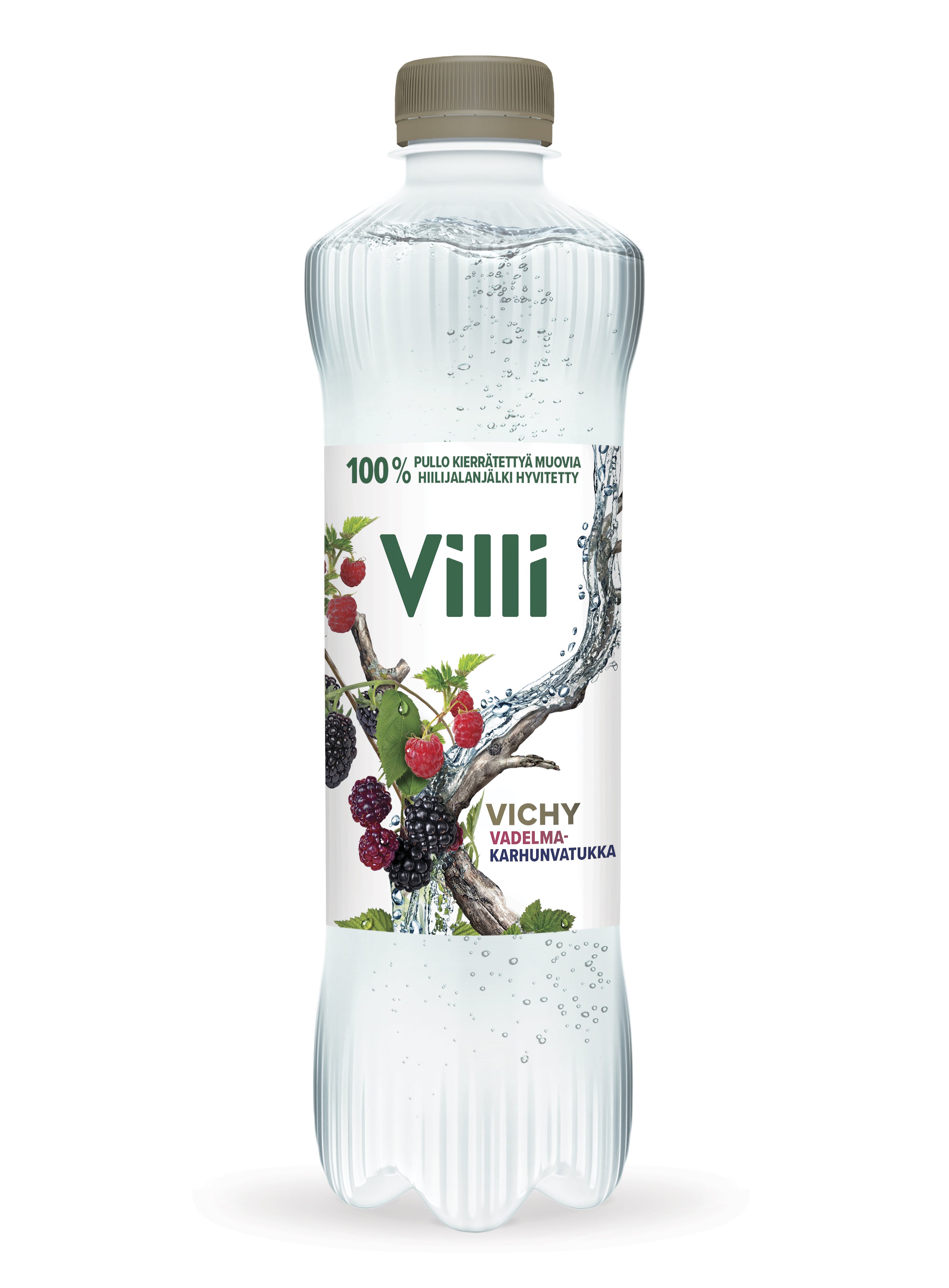 Villi Vichy vadelma-karhunvatukka 0,5 l