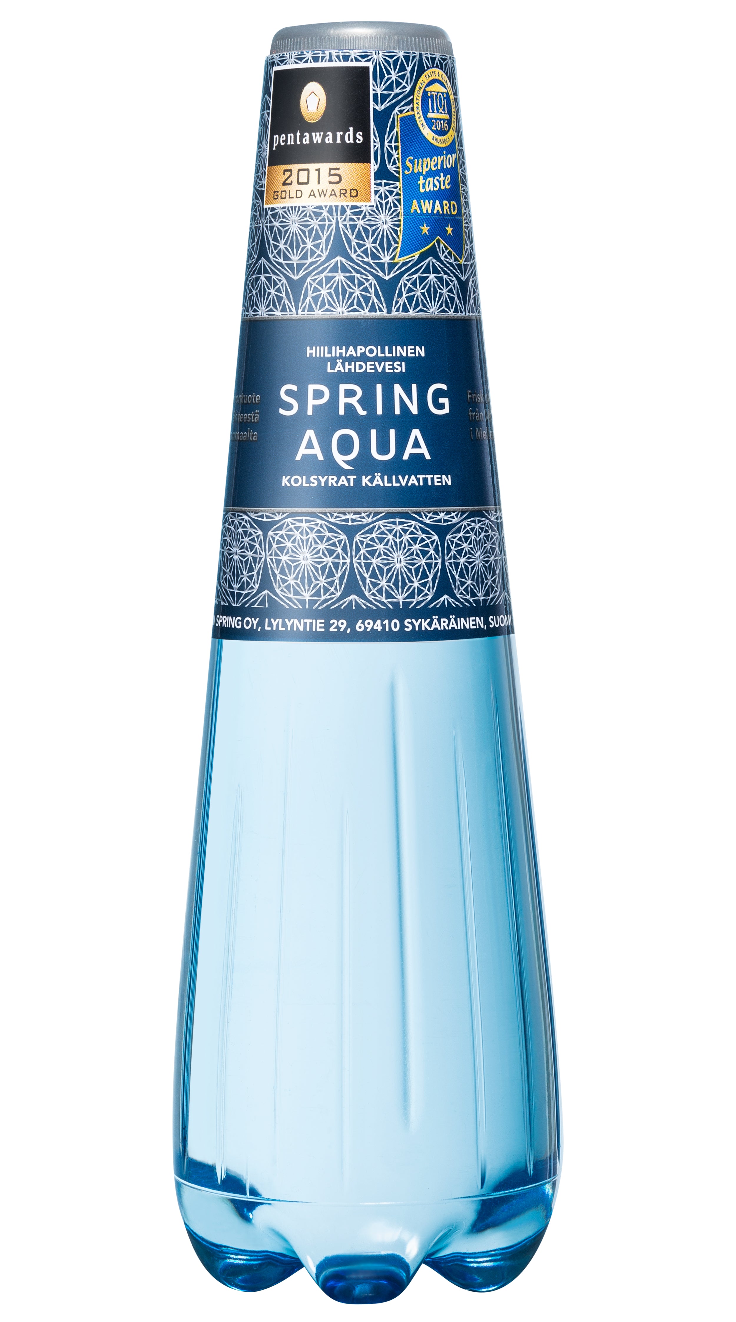 SPRING AQUA Premium 0,33l hiilihapotettu lähdevesi