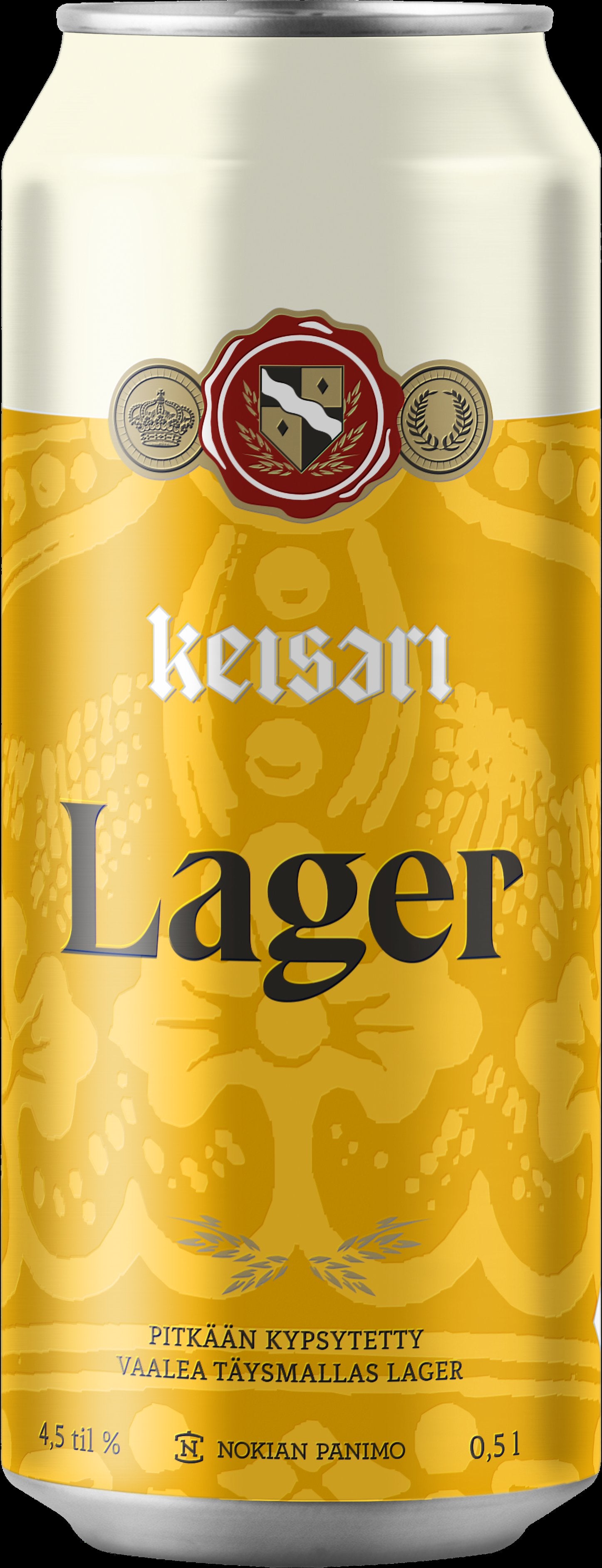 Keisari Lager olut 4,5 à % 0,5l