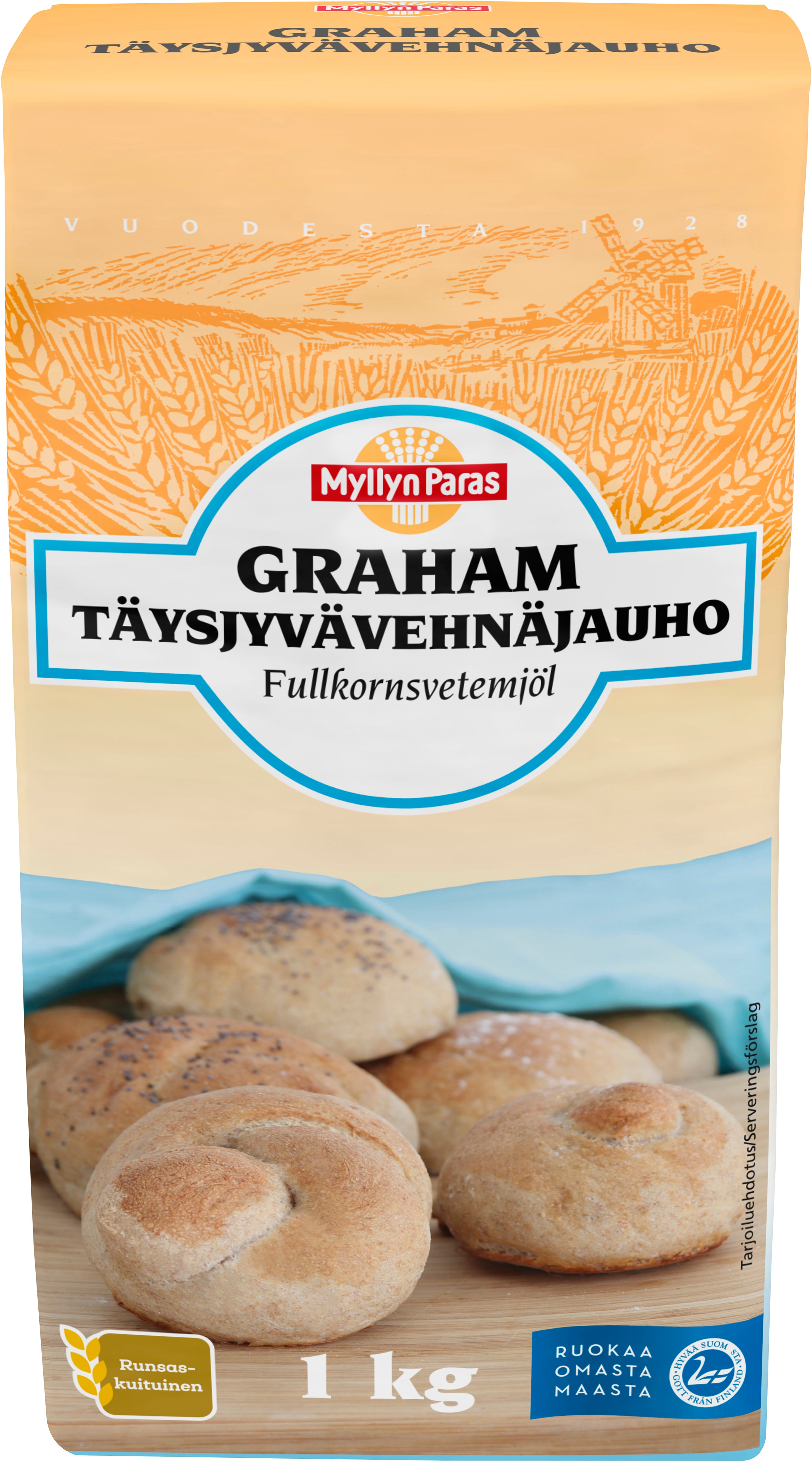 Myllyn Paras Graham Täysjyvävehnäjauho 1kg