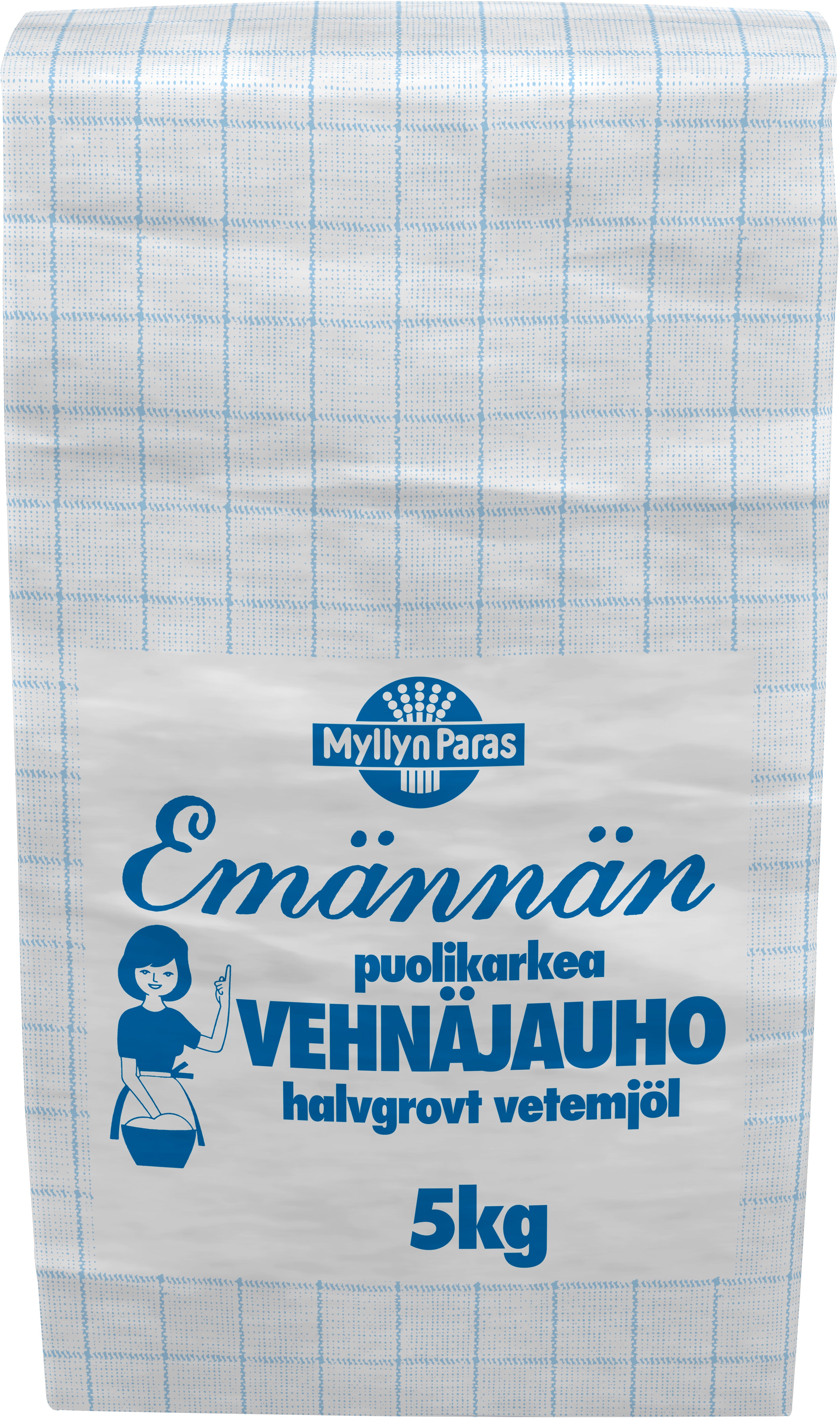Myllyn Paras Emännän Puolikarkea Vehnäjauho 5kg