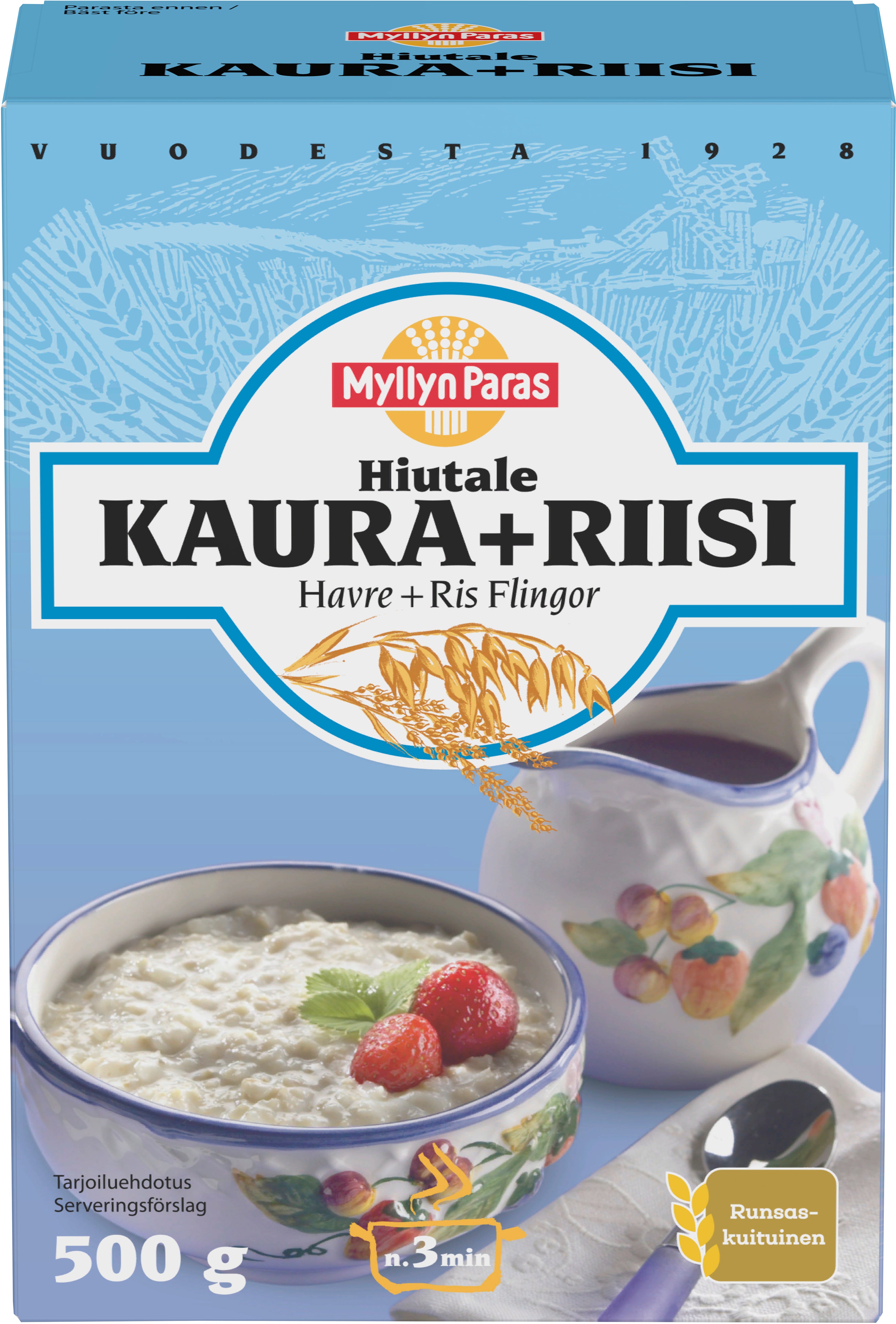 Myllyn Paras Kaura+Riisi Hiutale 500g