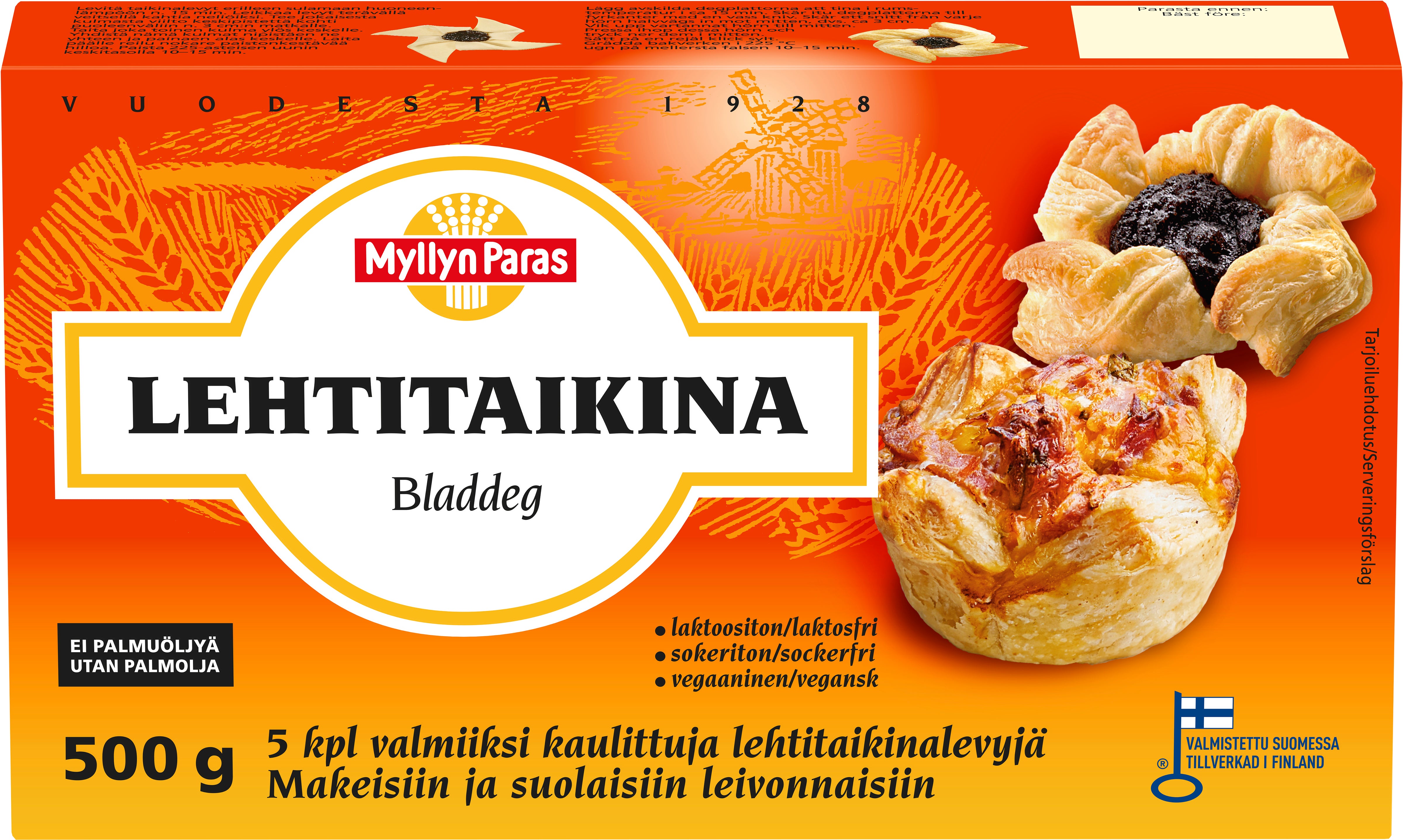 Myllyn Paras Lehtitaikina palmuöljytön 500g