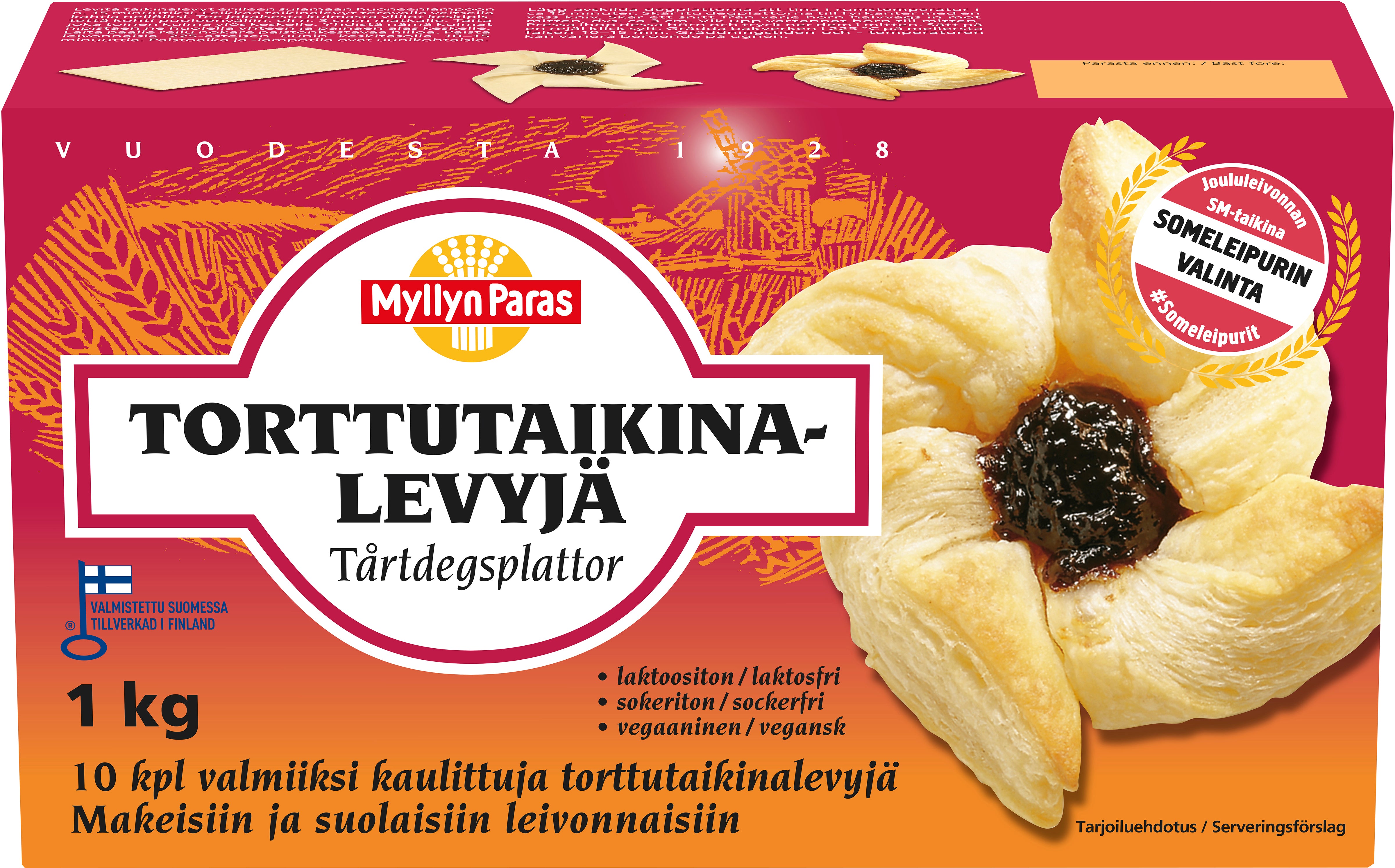 Myllyn Paras Torttutaikinalevyjä 1kg