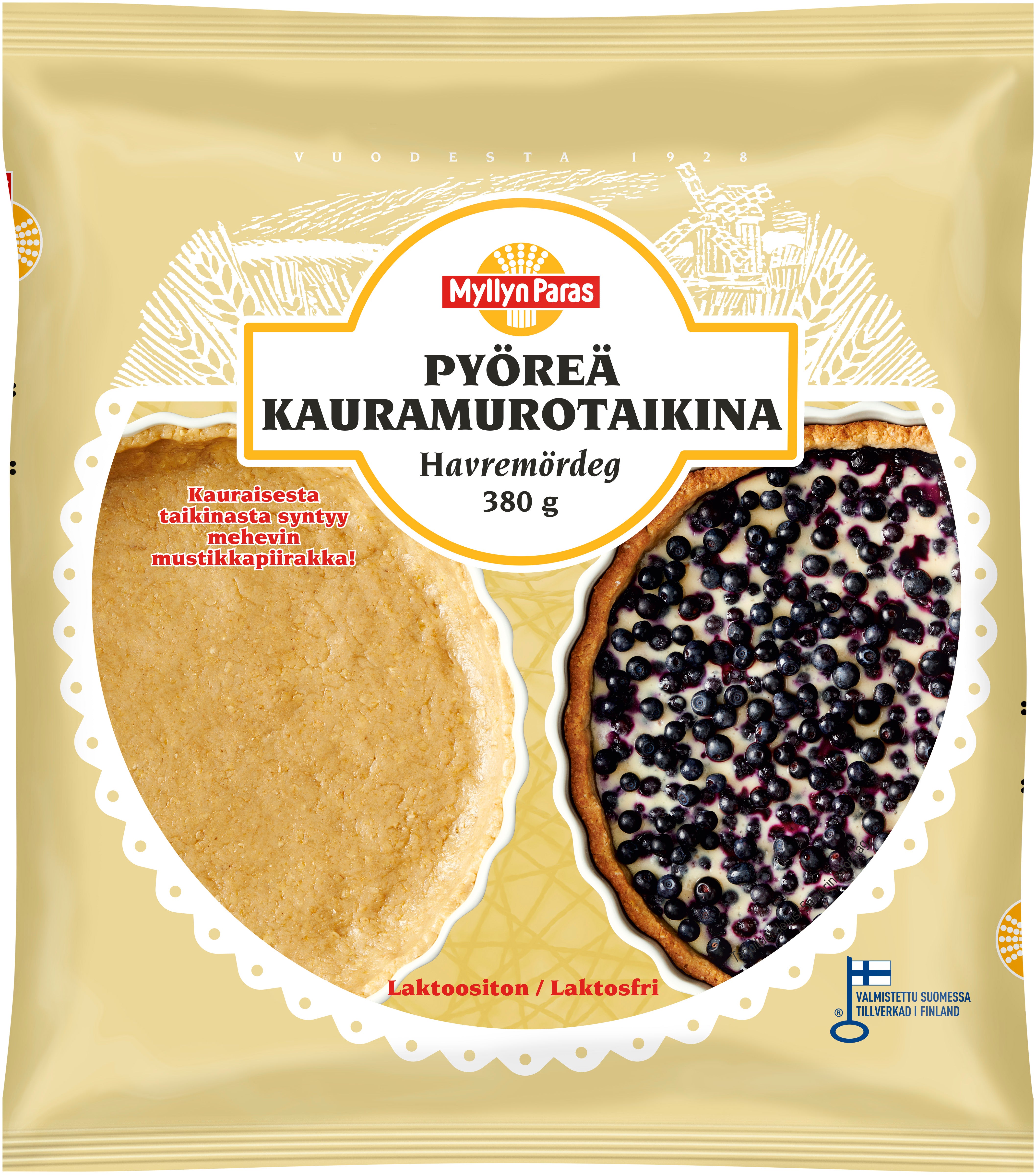 Myllyn Paras Pyöreä Kauramurotaikina 380 g pakaste