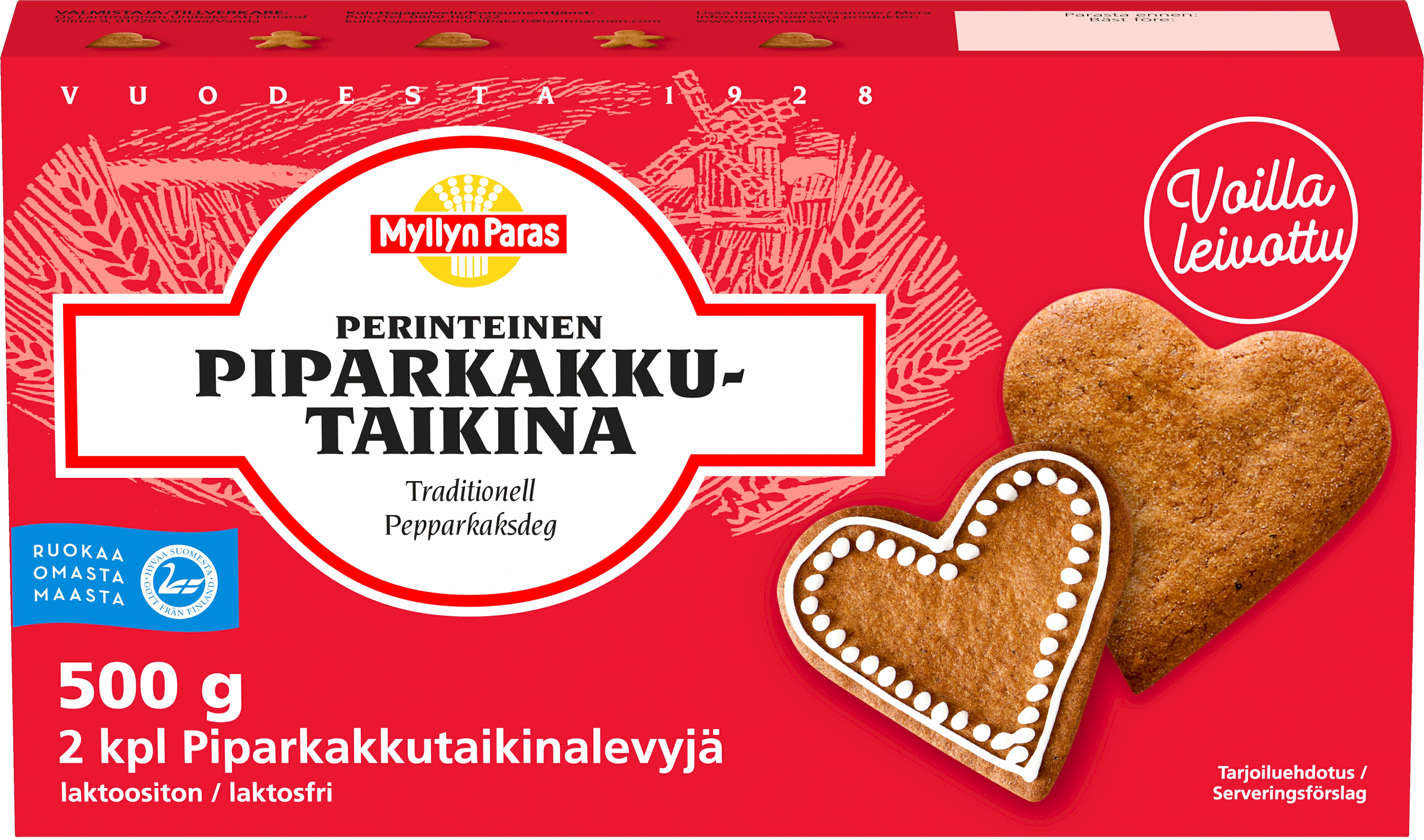 Myllyn Paras Perinteinen Piparkakkutaikina 500g