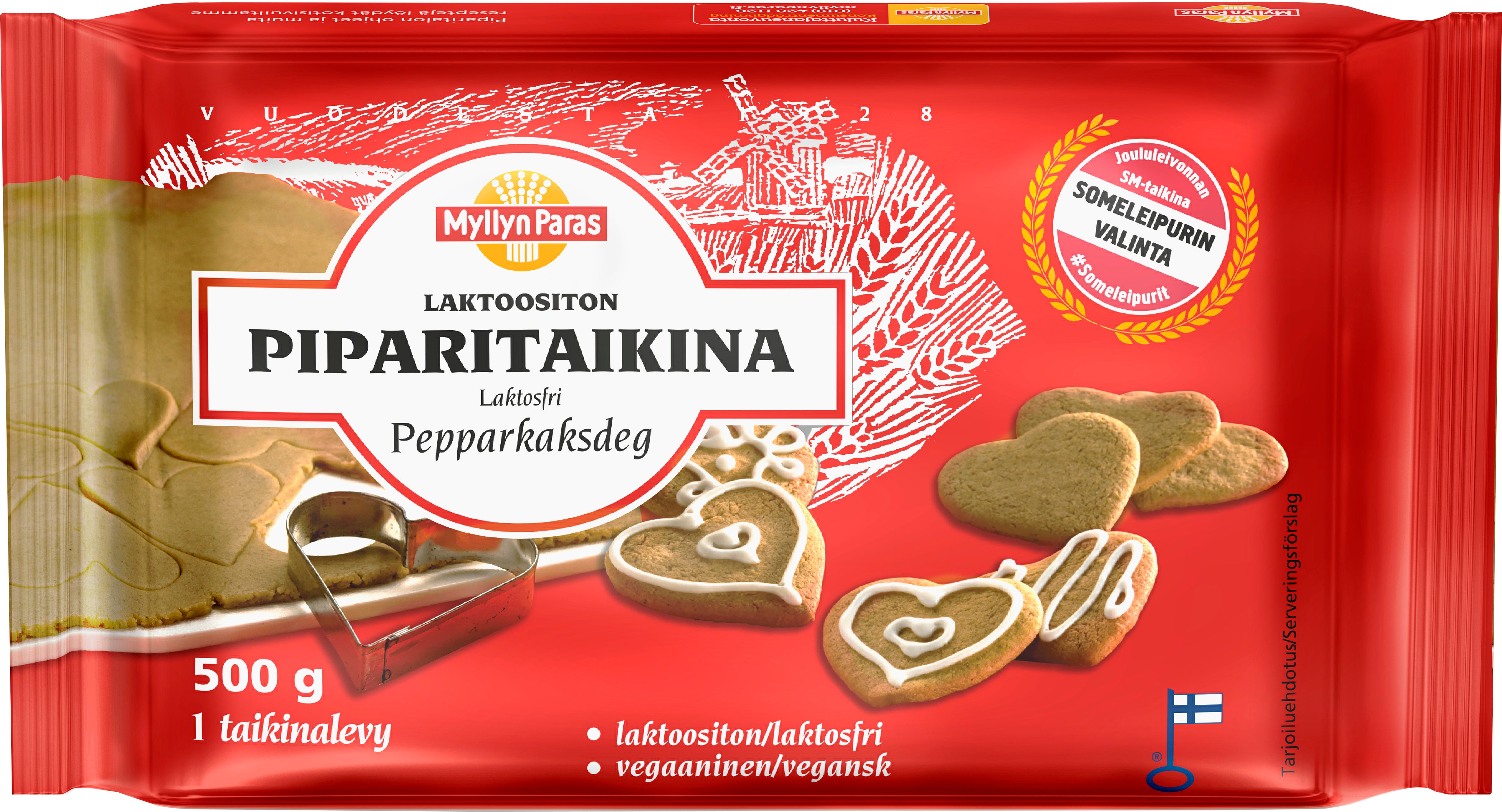 Myllyn Paras Laktoositon Piparitaikina 500g pakaste