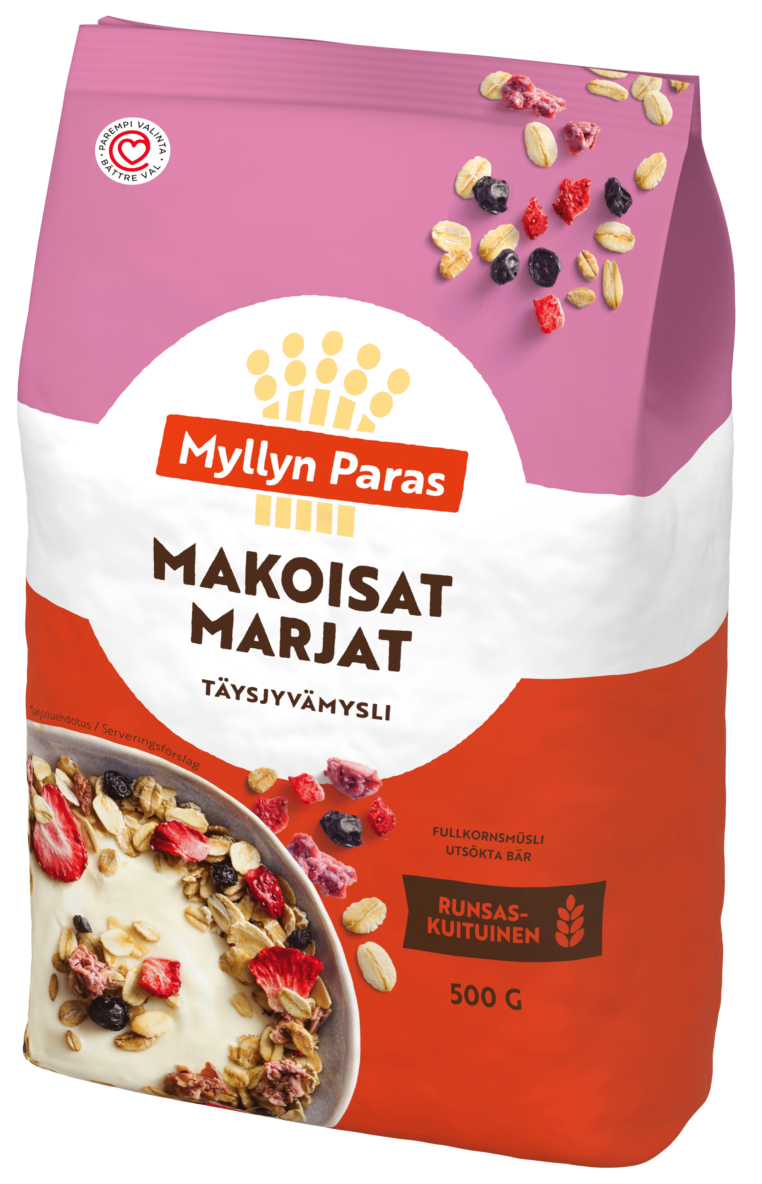 Myllyn Paras Makoisat Marjat täysjyvämysli 500g