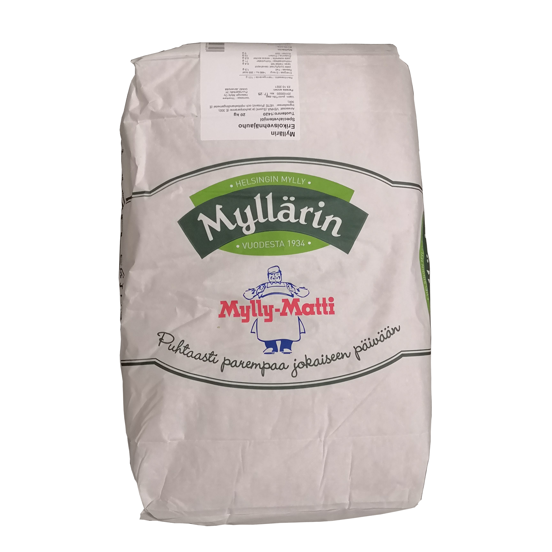 Myllärin Luomu Vehnäjauho 20 kg