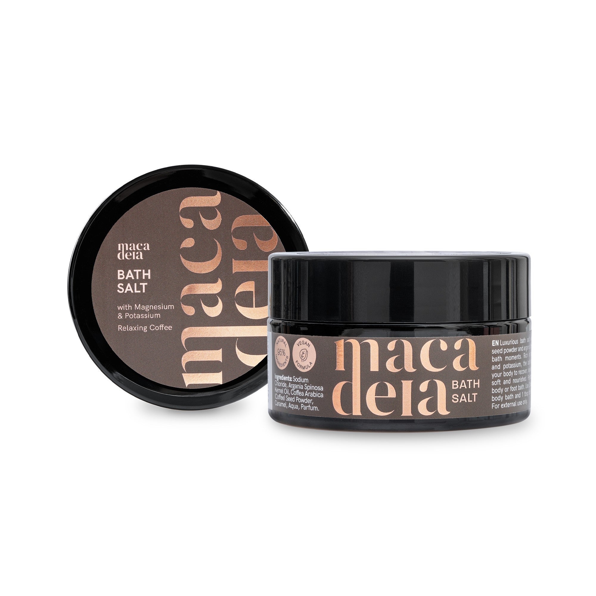 Macadeia kylpysuola 200g refreshing coff