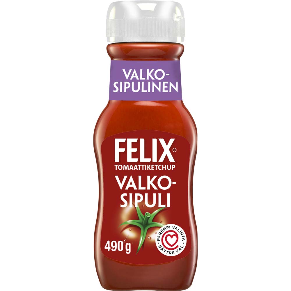 Felix valkosipuli ketsuppi 490 g