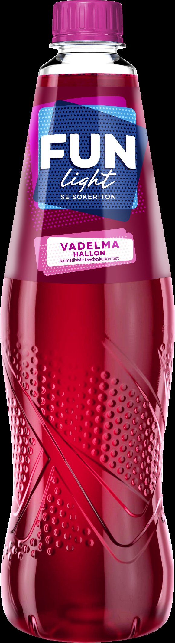 FUN Light vadelmanmakuinen juomatiiviste 0,5l