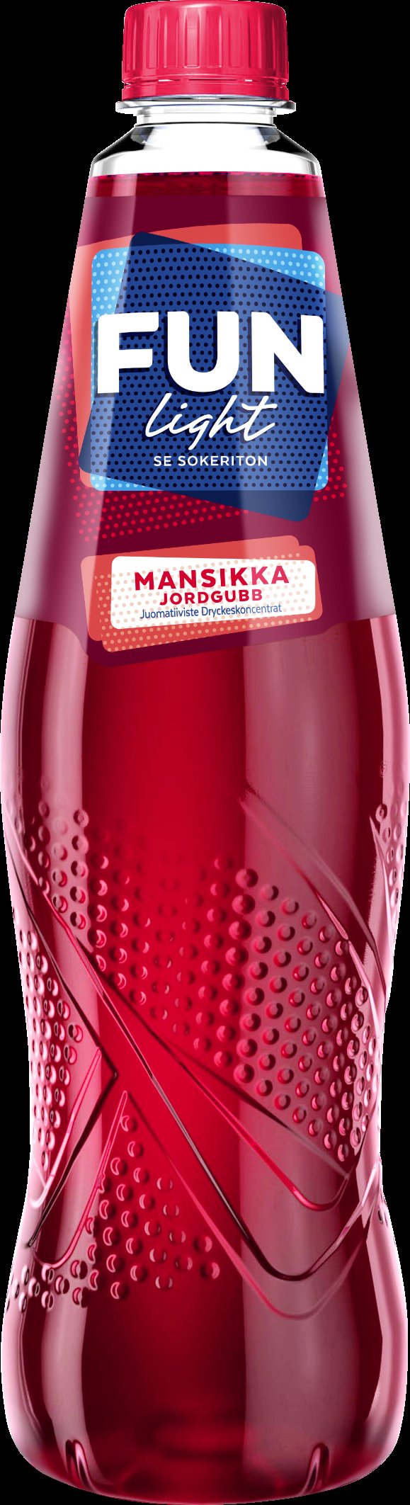 FUN Light mansikanmakuinen juomatiiviste 1,0l