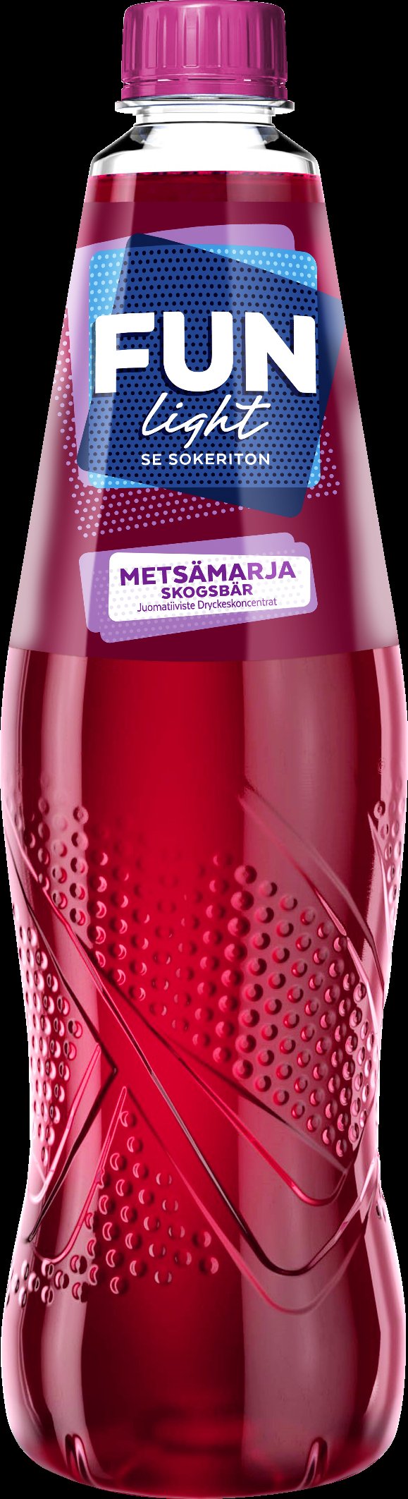 FUN Light metsämarjanmakuinen juomatiiviste 0,5l