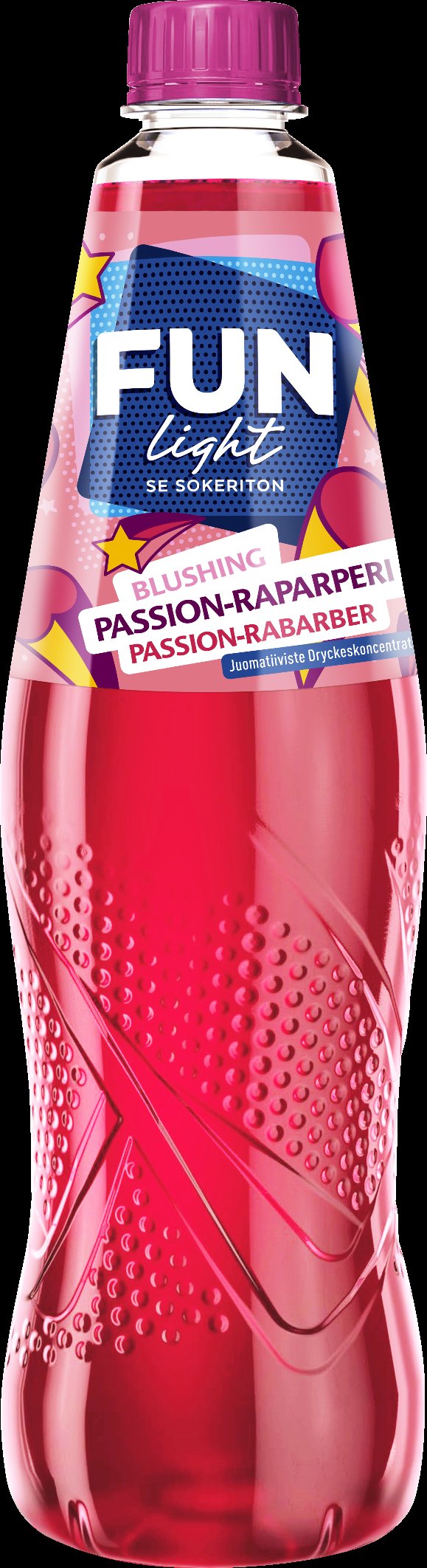 FUN Light passiohedelmän ja raparperin makuinen juomatiiviste 0,5l