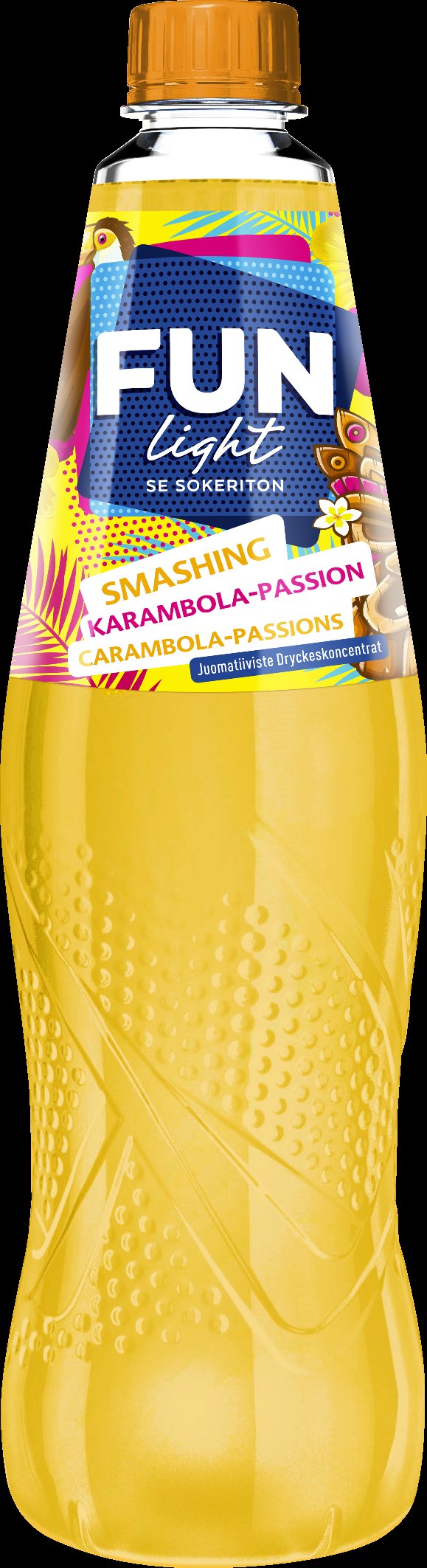 FUN Light karambolan ja passiohedelmän makuinen juomatiiviste 0,5l