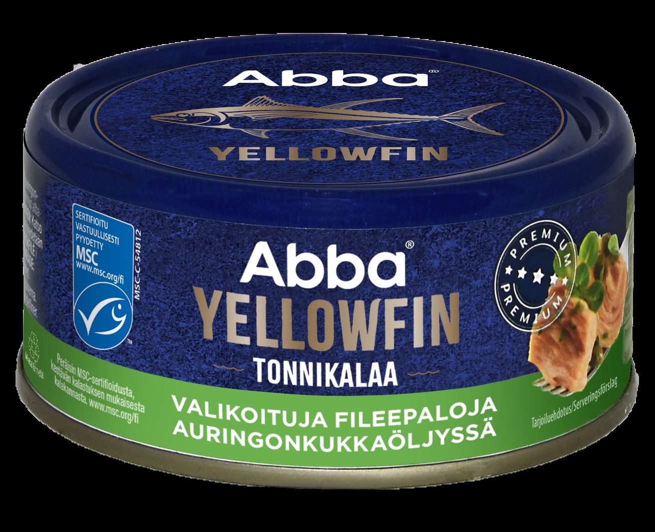 Abba MSC yellowfin tonnikalaa öljyssä 150/105g