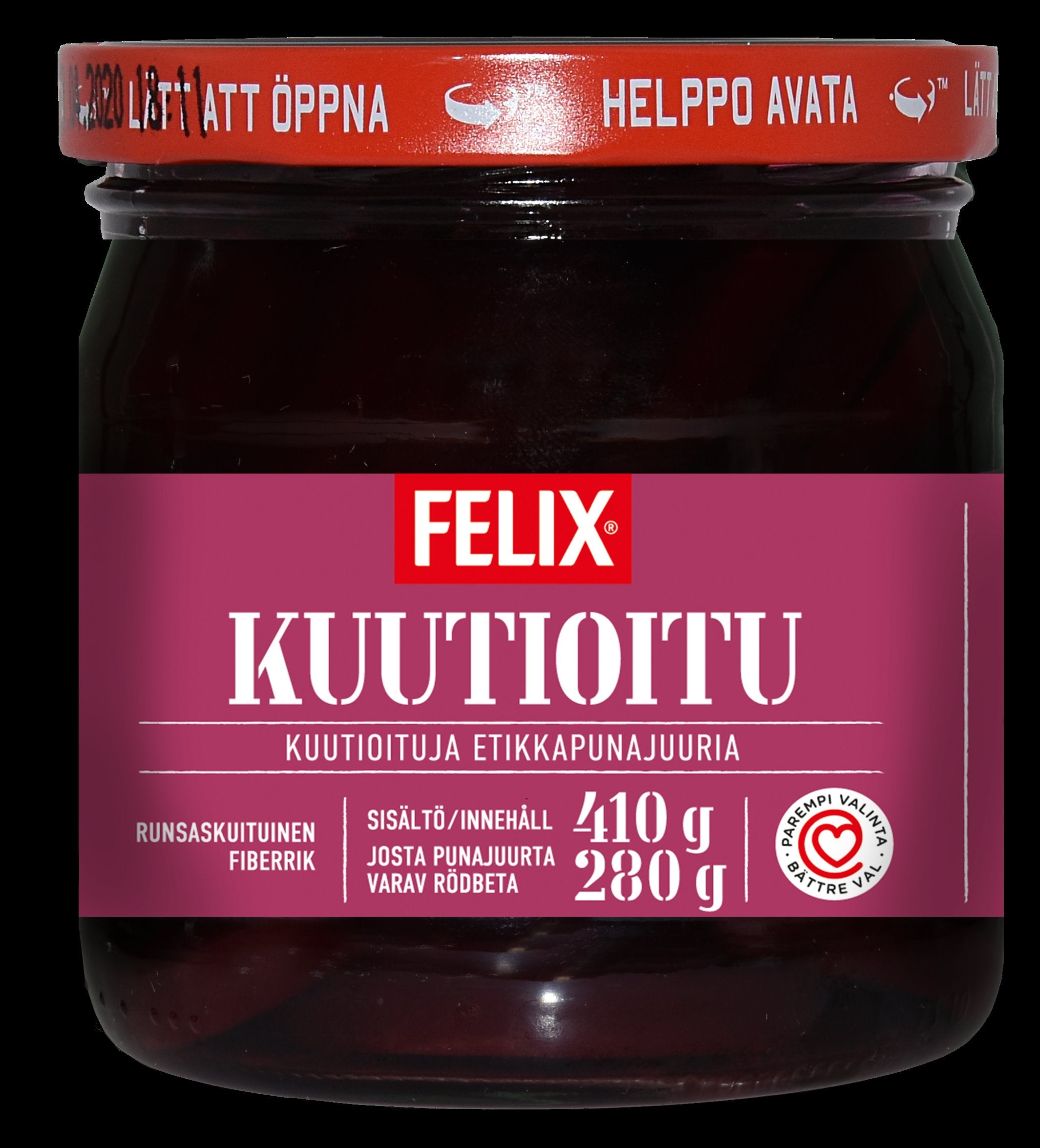 Felix kuutiopunajuuri 410/280 g