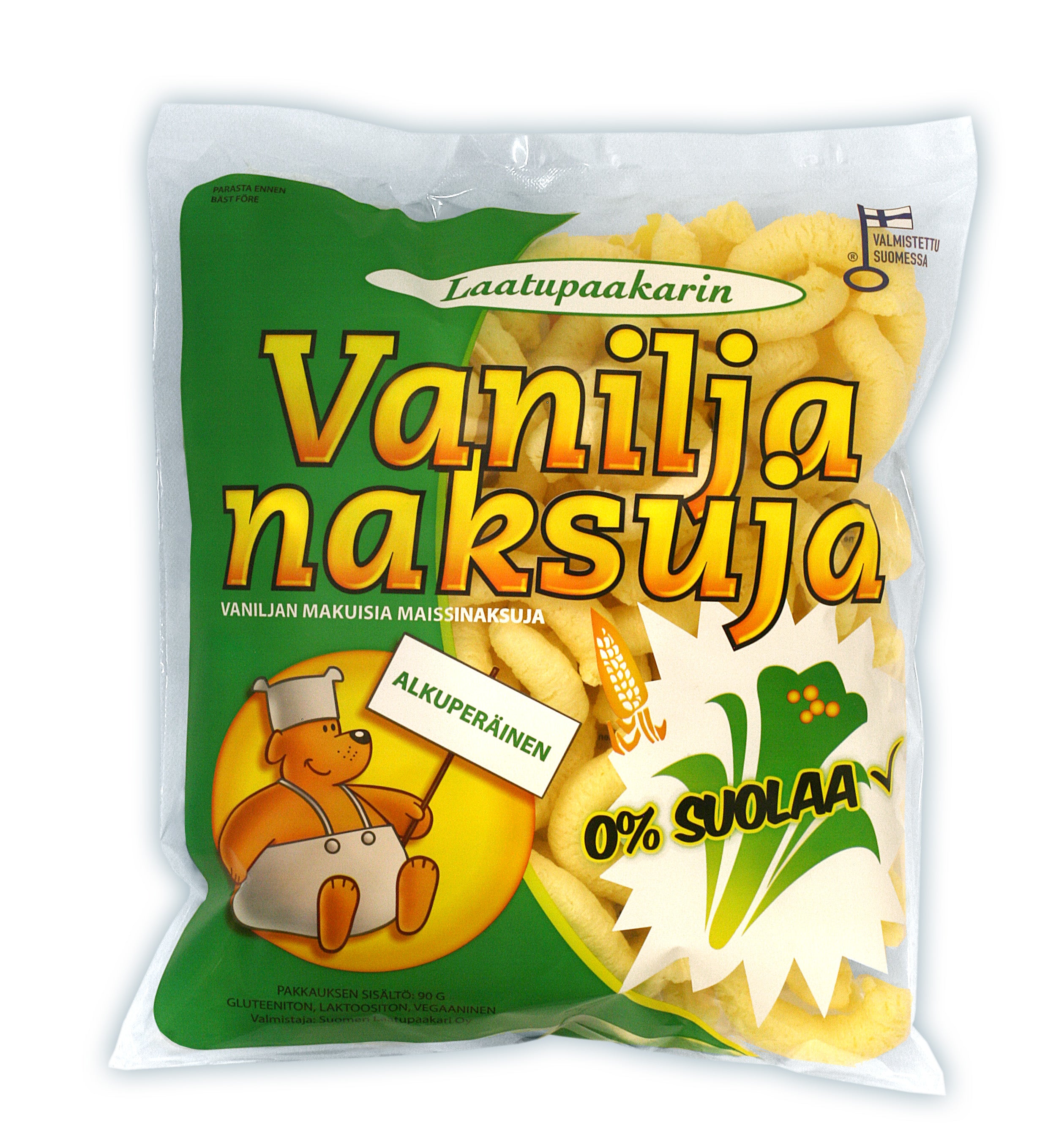 Laatupaakarin Gluteeniton Vaniljanaksuja 90g