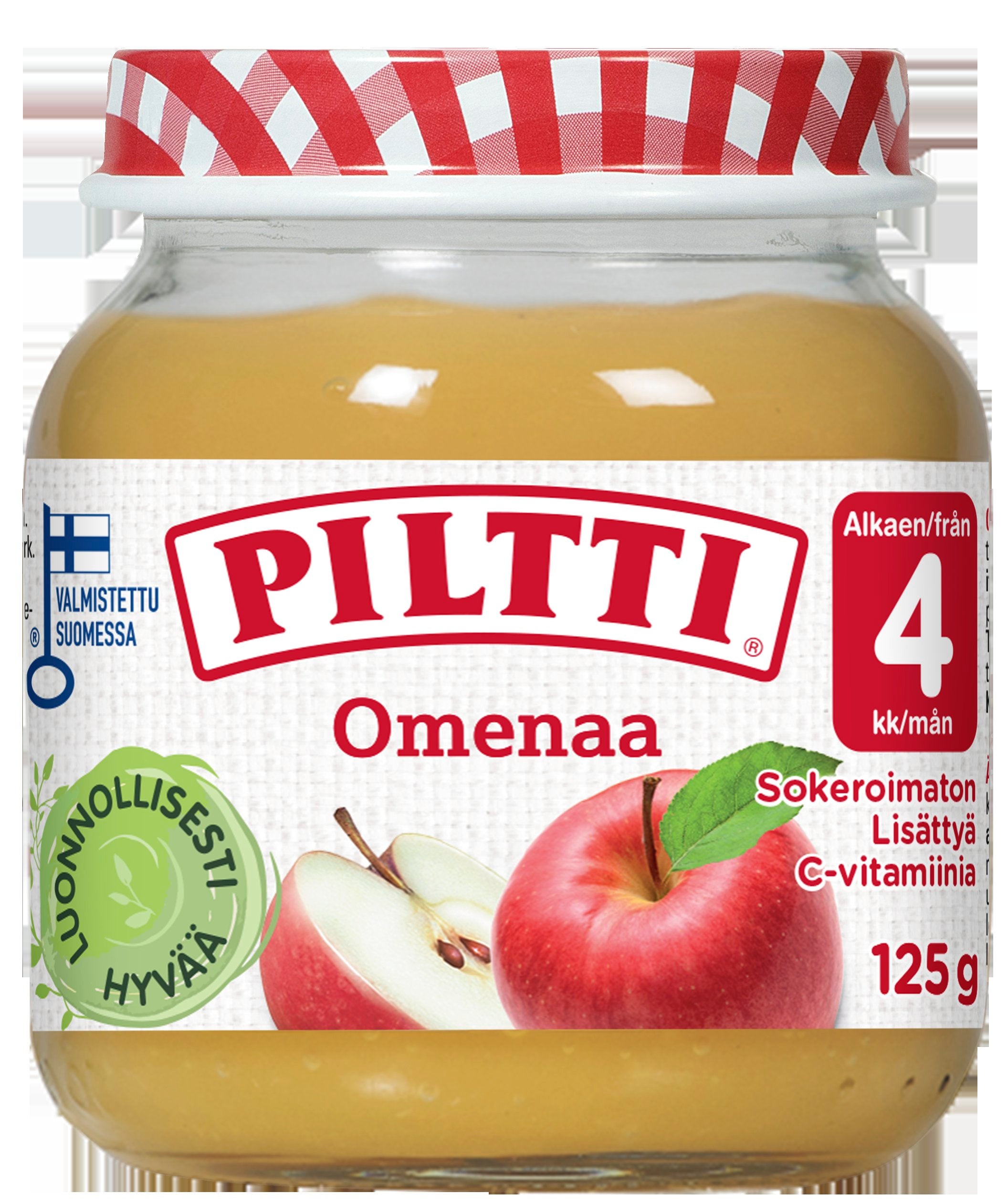PILTTI 125g Omenaa hedelmäsose 4kk