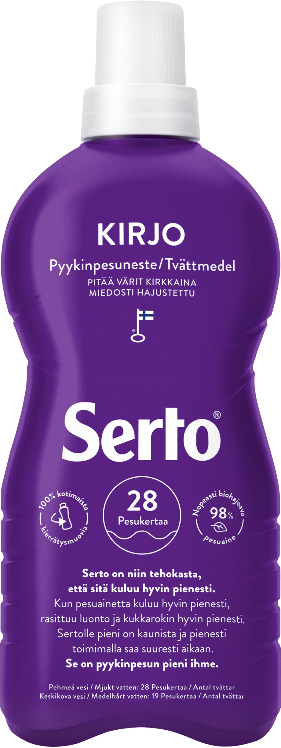 Serto kirjo pyykinpesuneste 750ml