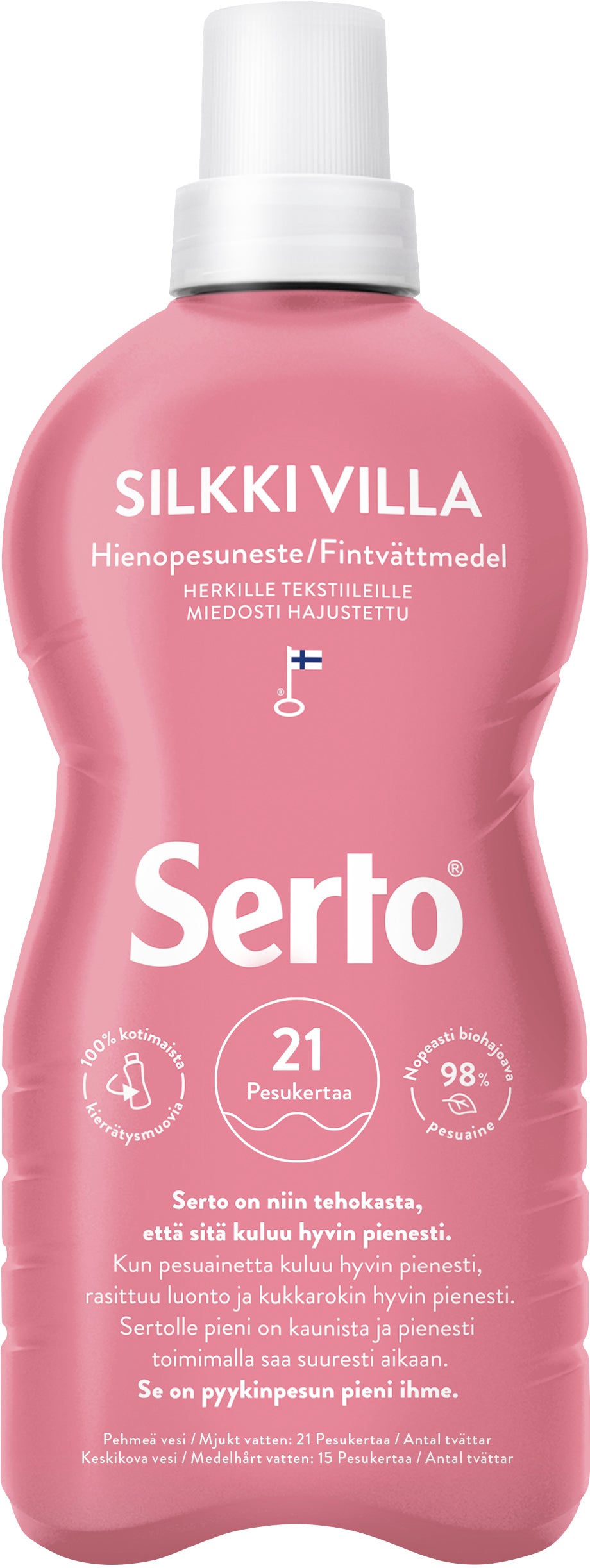 Serto silkkivilla hienopesuneste 750ml