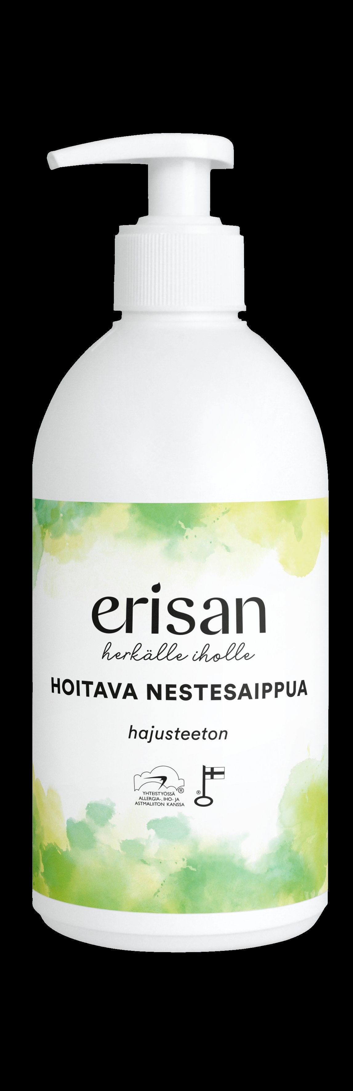 Erisan nestesaippua 500ml hajusteeton