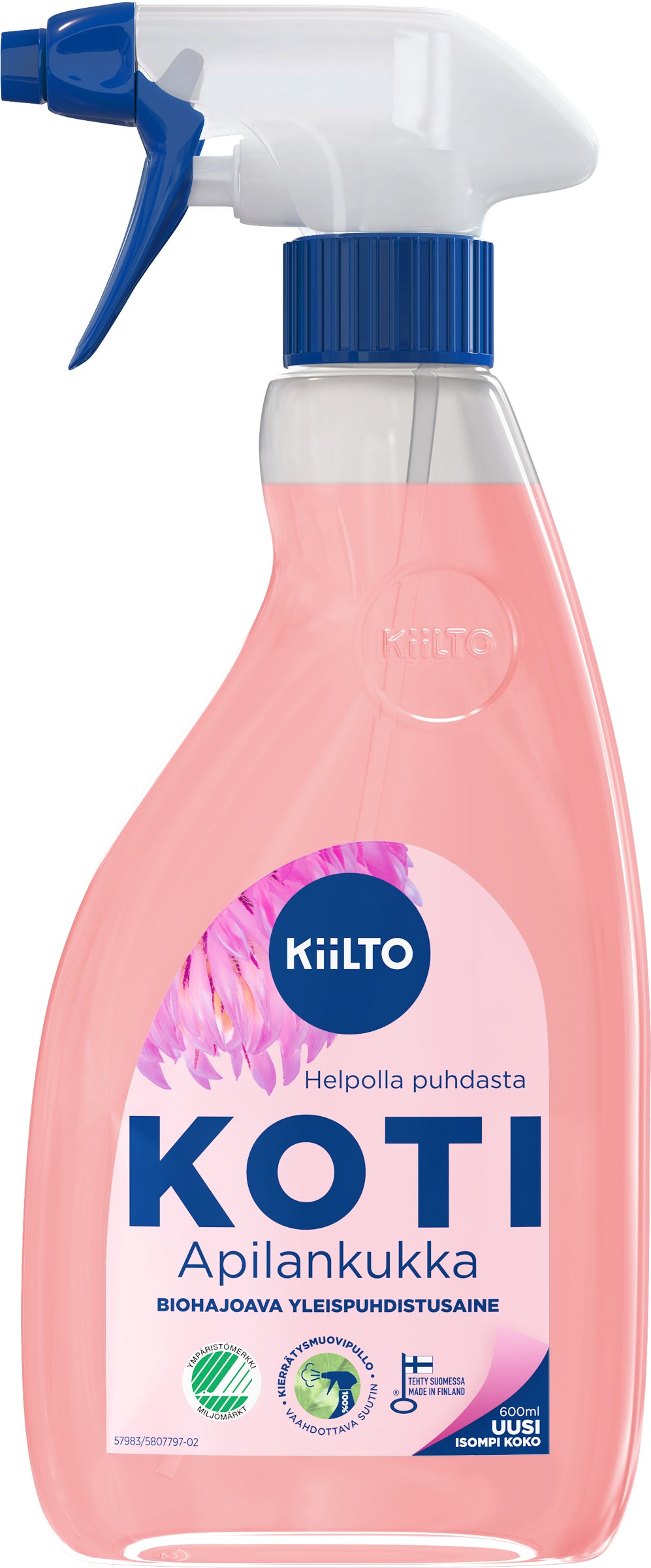 Kiilto biohaj yleispuhdsuihke 600ml apil