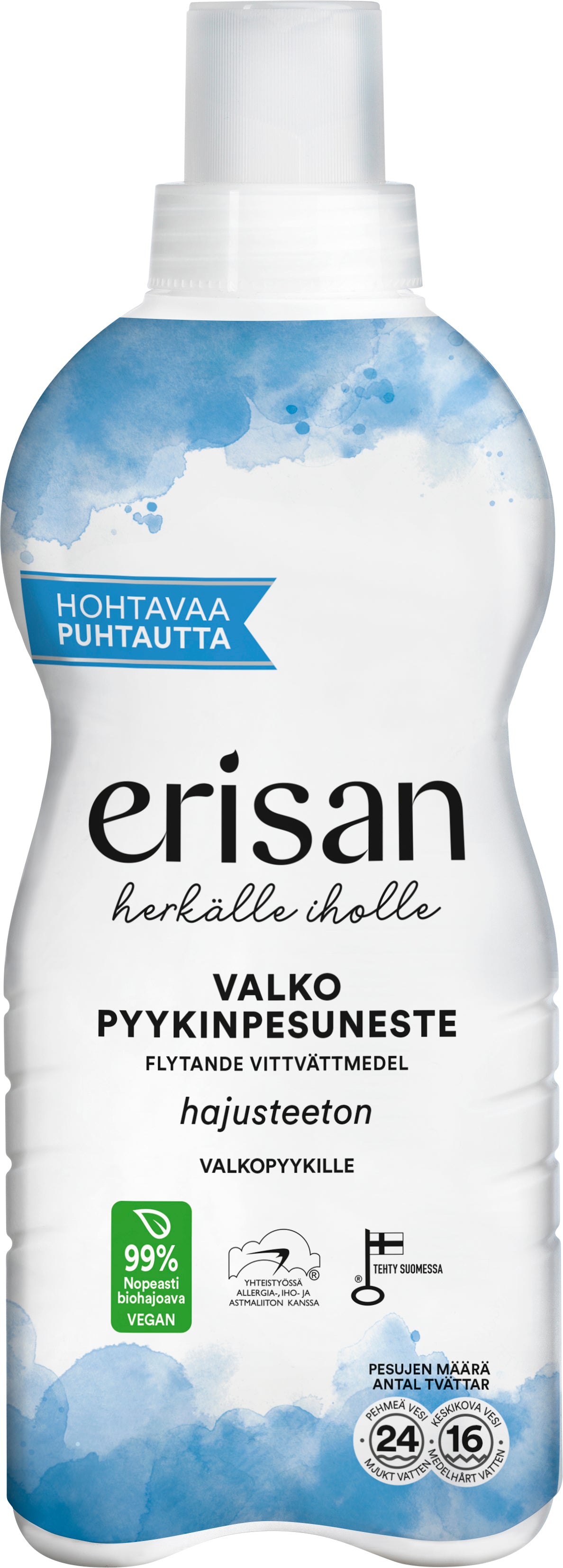 Erisan Valkopyykinpesuneste 850ml biohaj