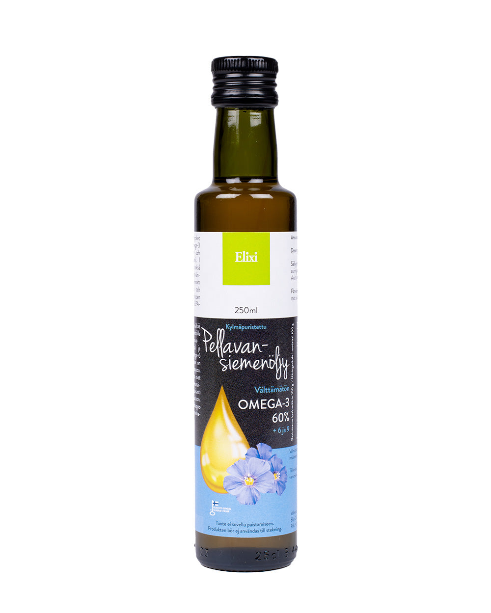 Elixi Pellavansiemenöljy 250 ml kylmäpuristettu