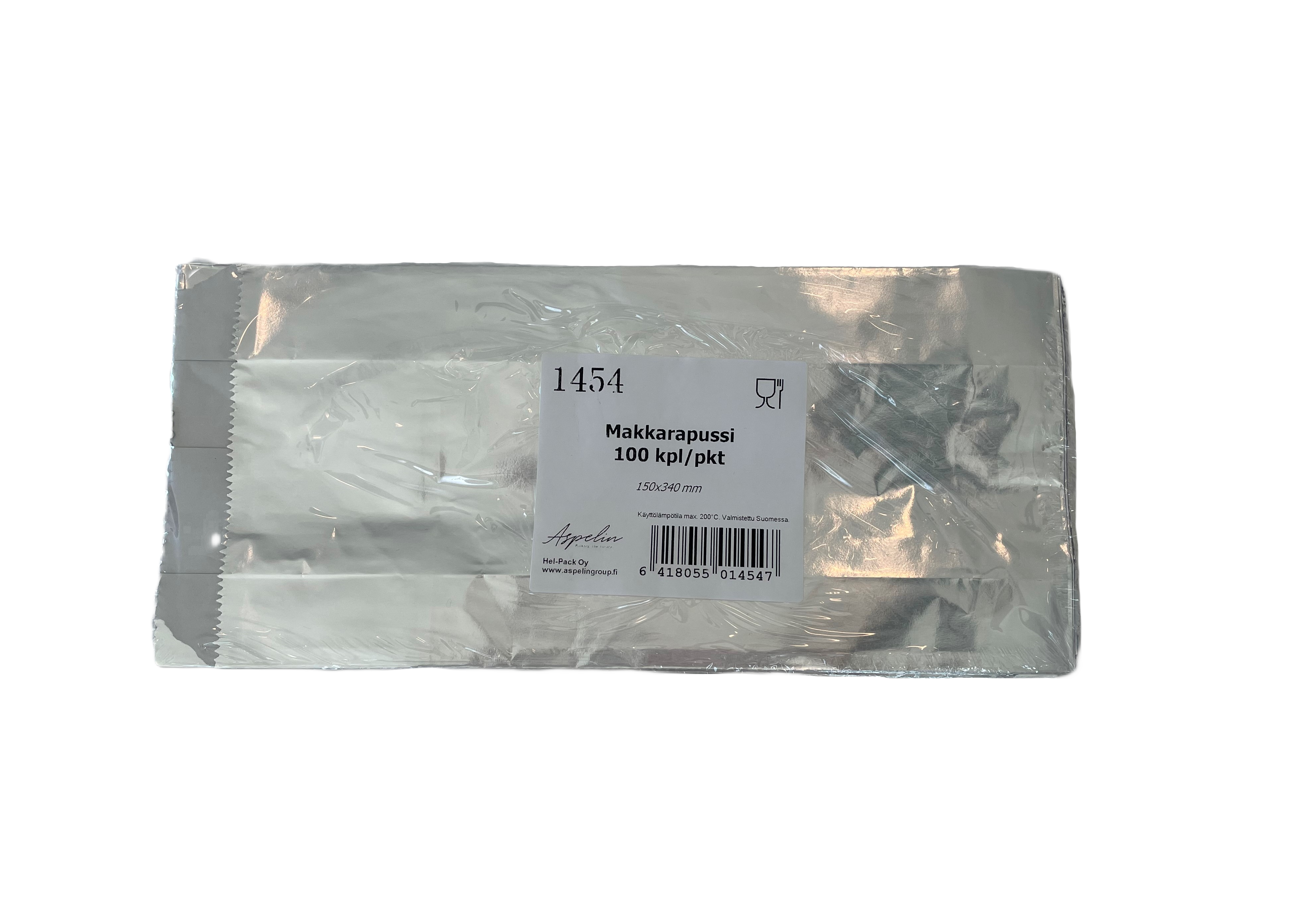 Aspelin Makkarapussi 150x340 mm 100 kpl/pqt