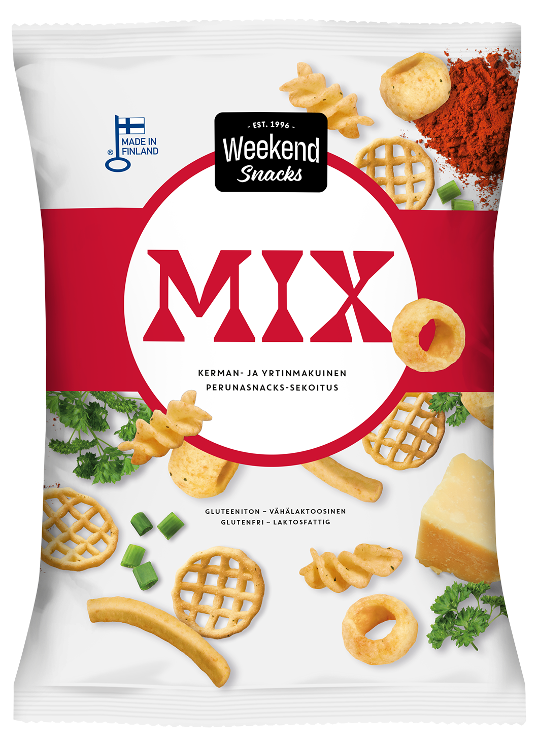 Weekend Snacks Weekend Mix Maustettu snacks-sekoitus 180g