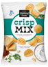 Weekend Snacks Crisp Mix Kermaviilin- ja juustonmakuinen perunasnacks-sekoitus 180g