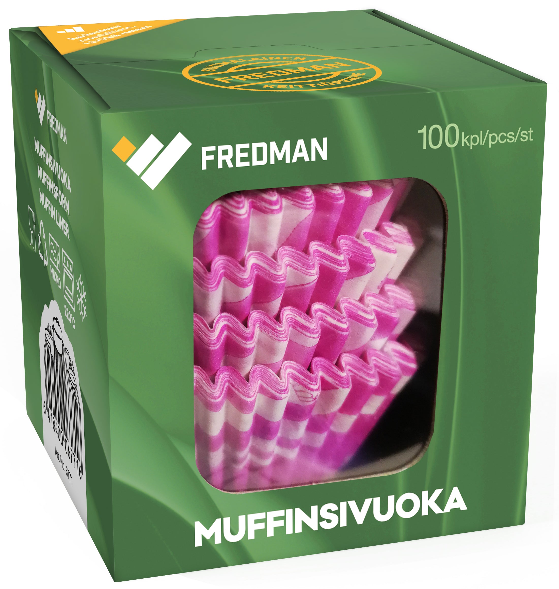 Fredman muffinsivuoka 100kpl