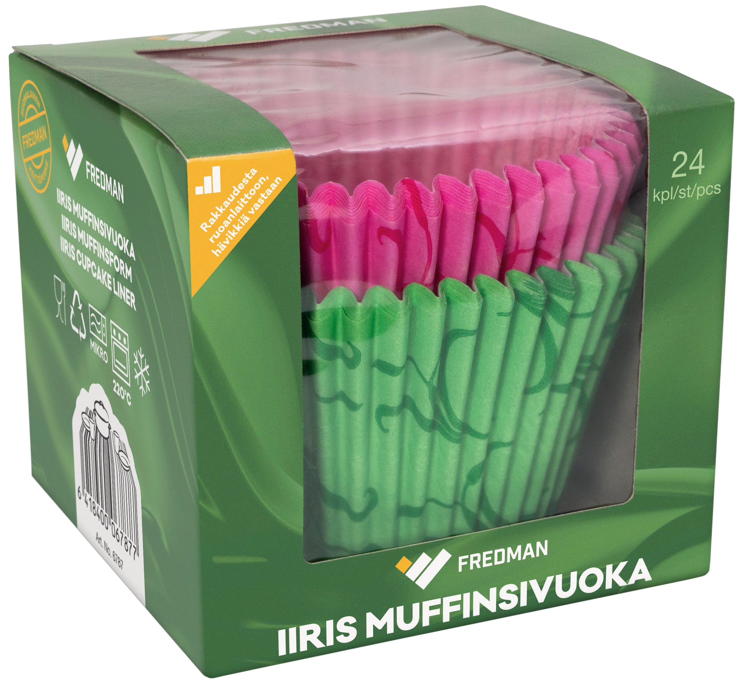 Fredman Iiris muffinsivuoka 24 kpl