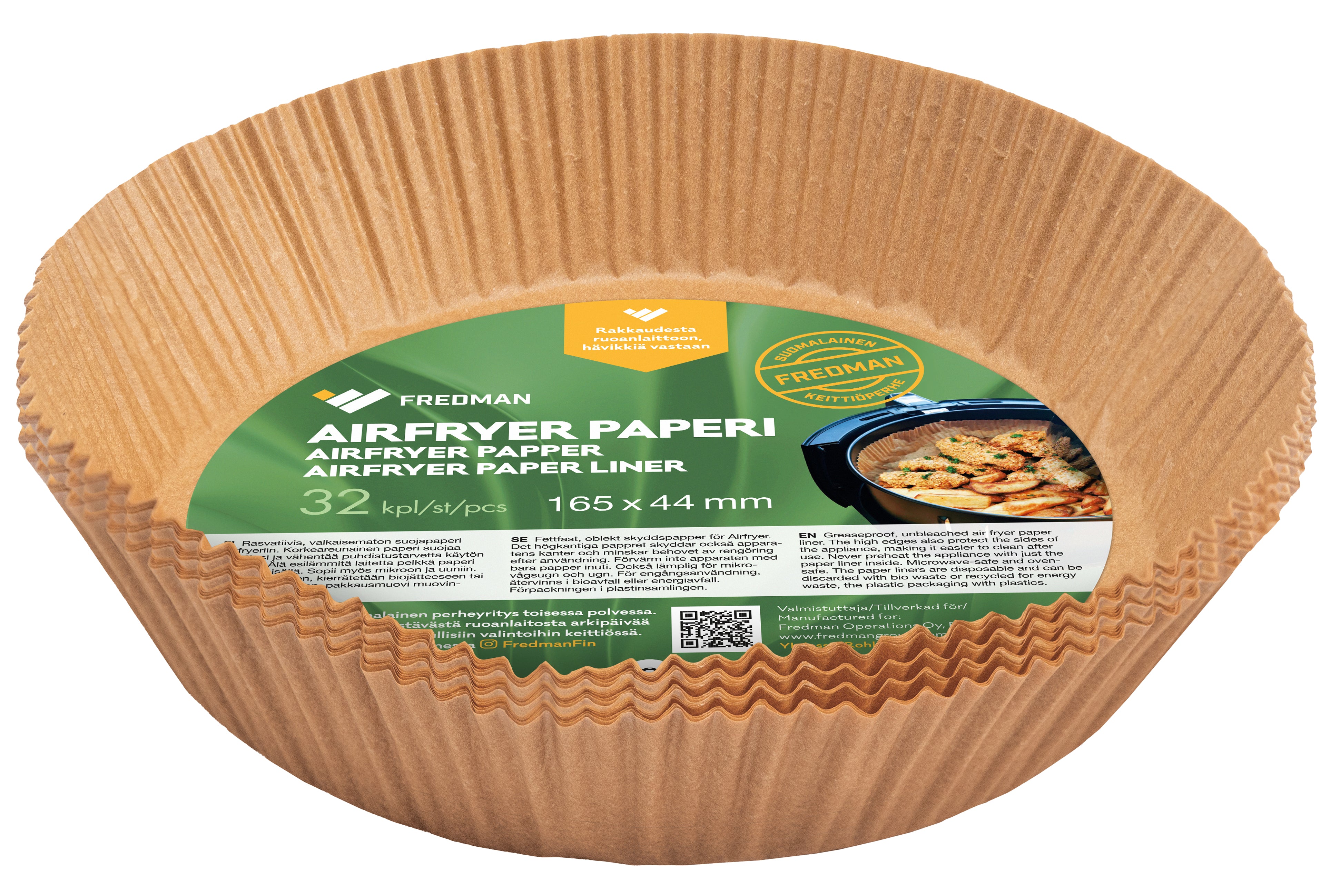 Fredman Airfryer paperi 32 kpl