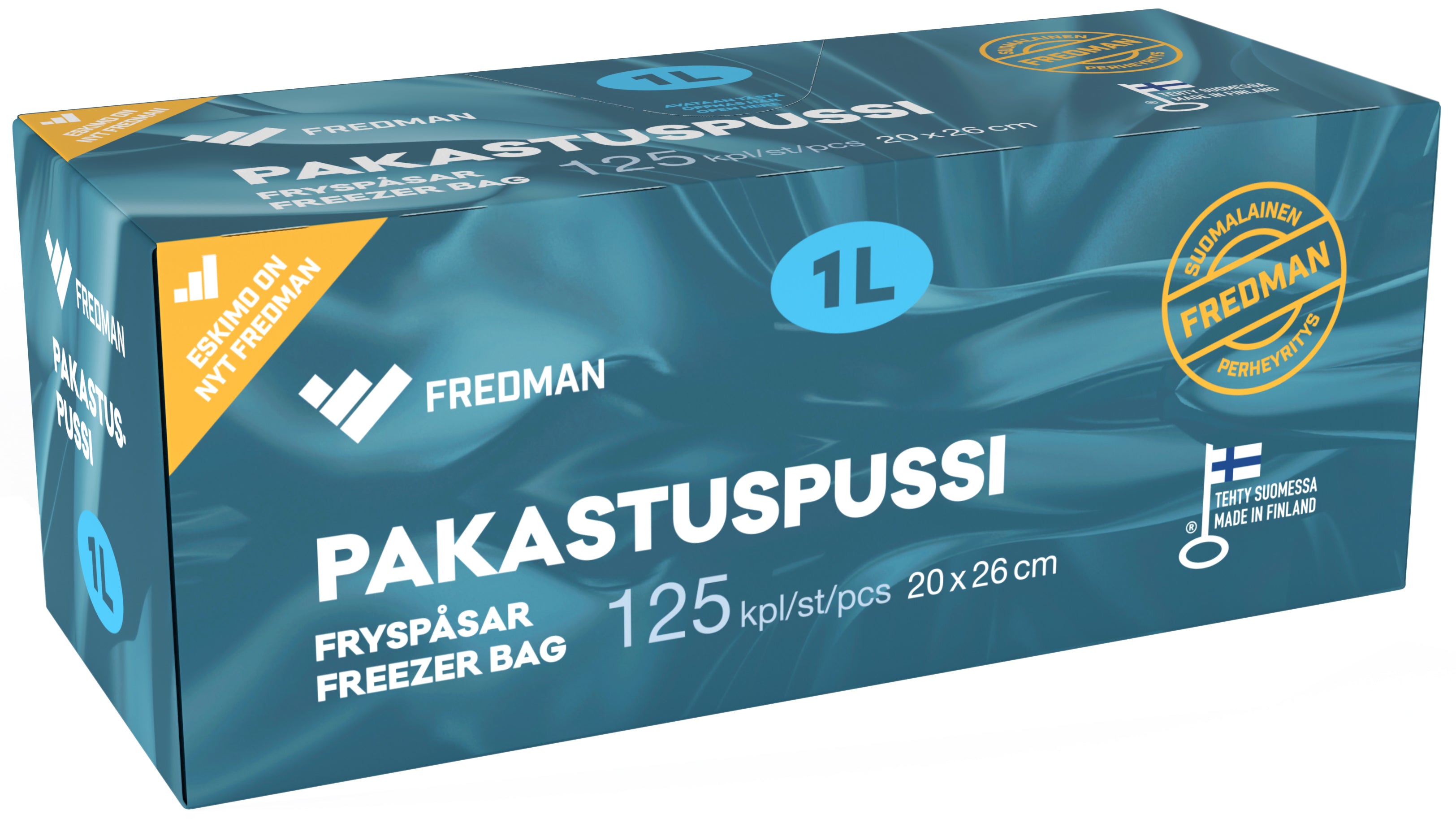 Fredman pakastuspussi  1l 125kpl