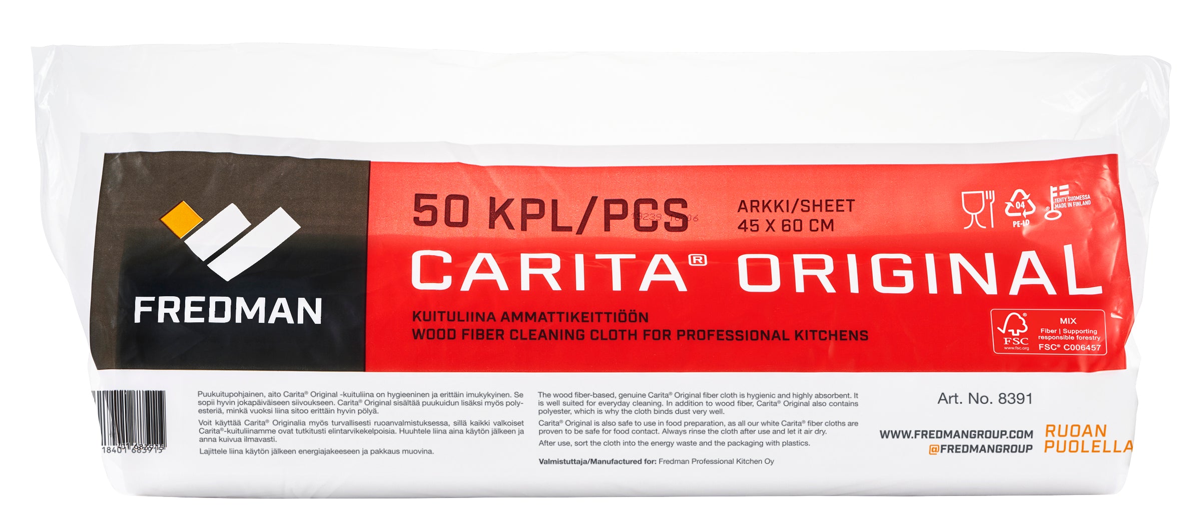 Carita Original yleisliina 45x60cm 50kpl