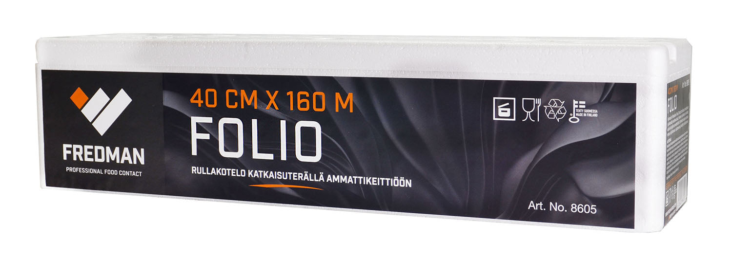 Fredman folio 40cmx160m (13my) styroxkotelo