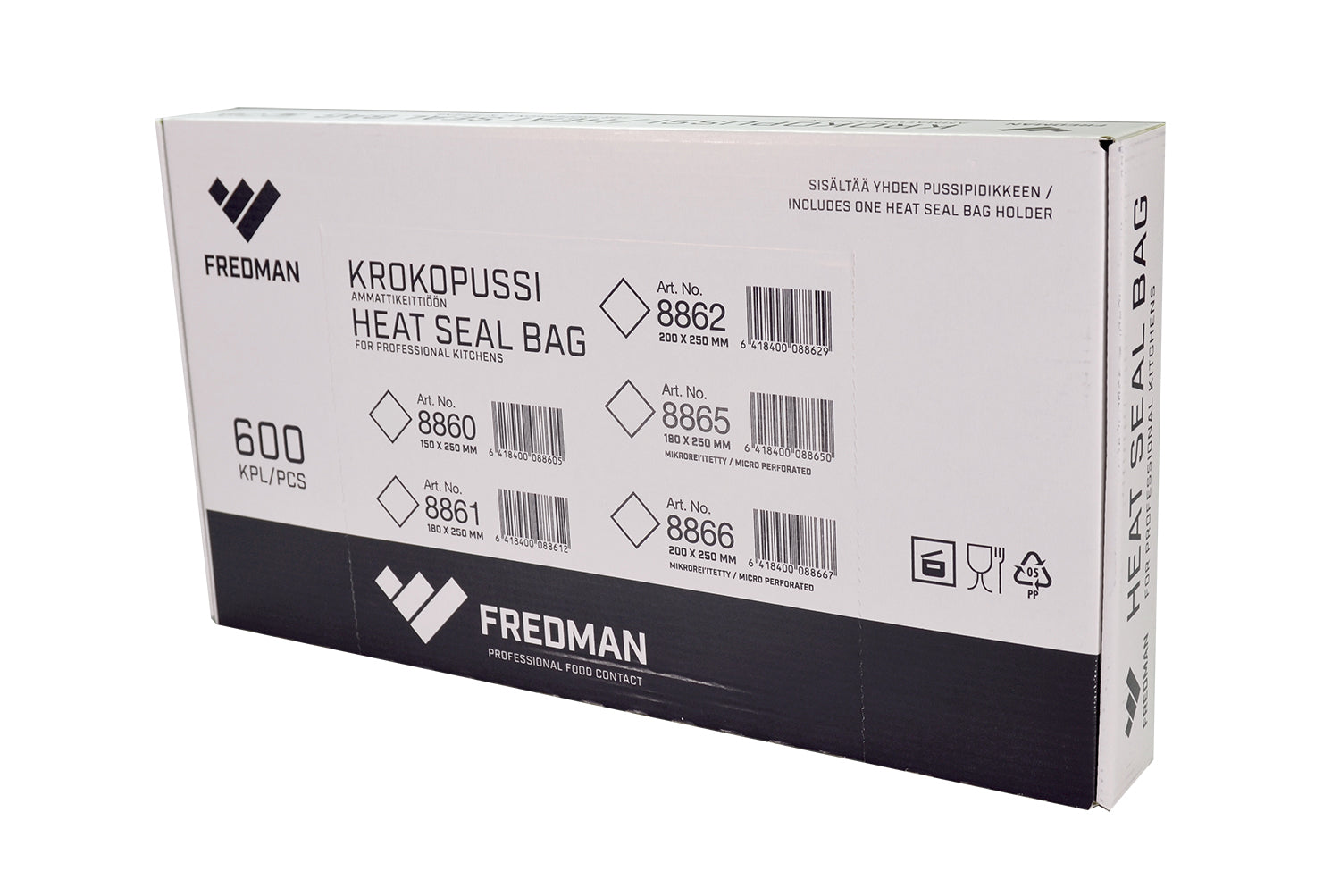Fredman Krokopussi 150x250mm 2000kpl/ltk OPP