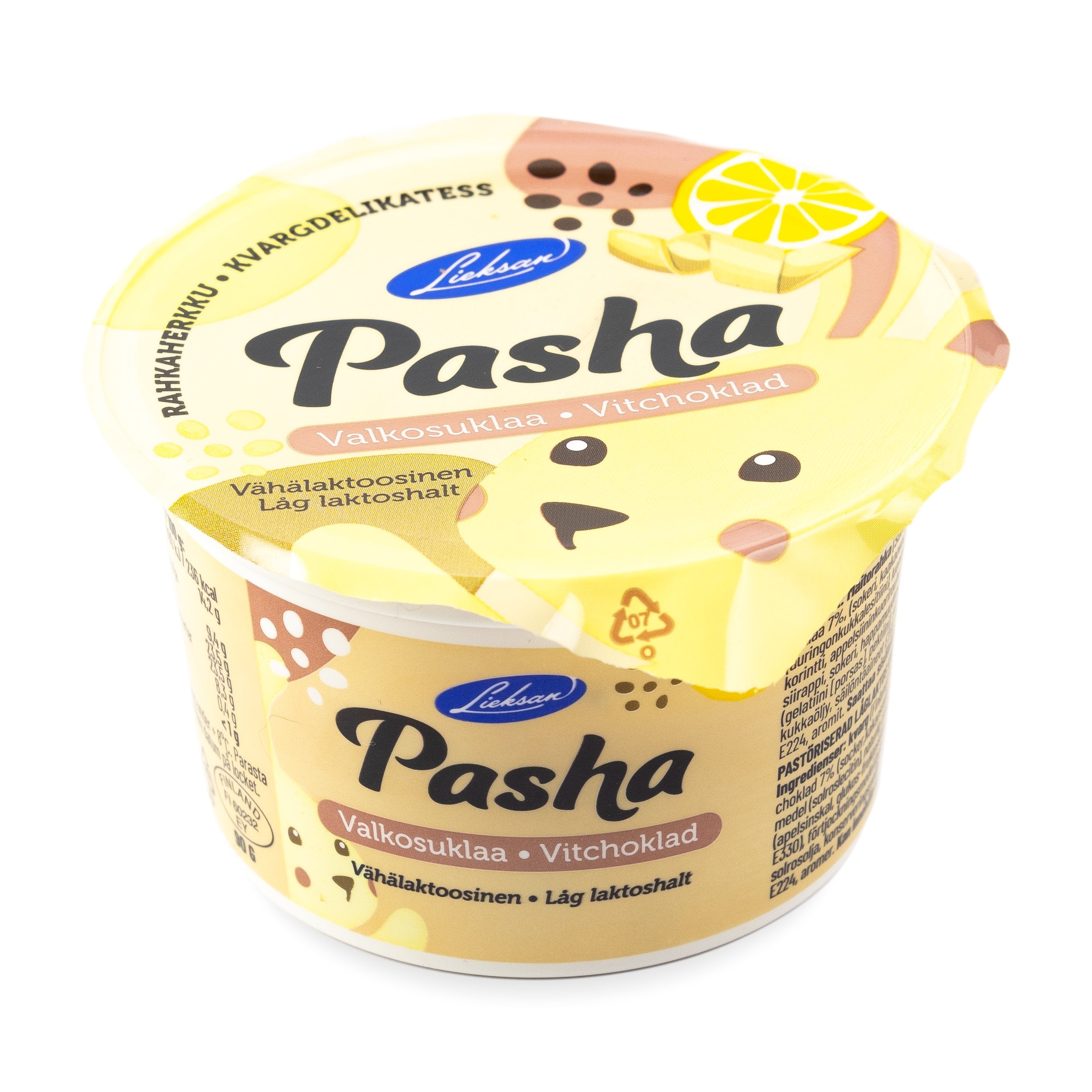 Lieksan valkosuklaa pasha rahkavalmiste 90g