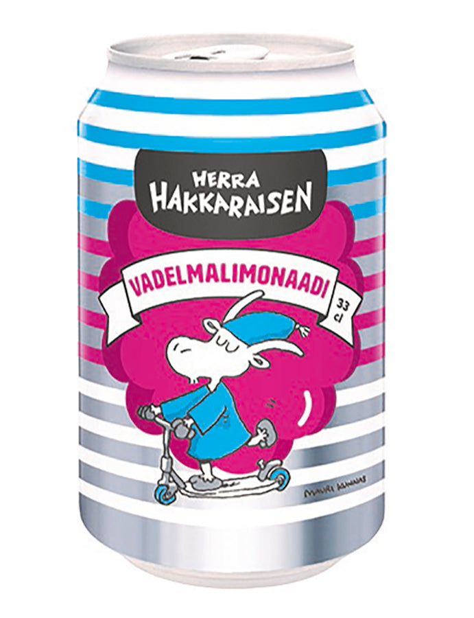 Herra Hakkarainen vadelmalimonaadi 0,33L