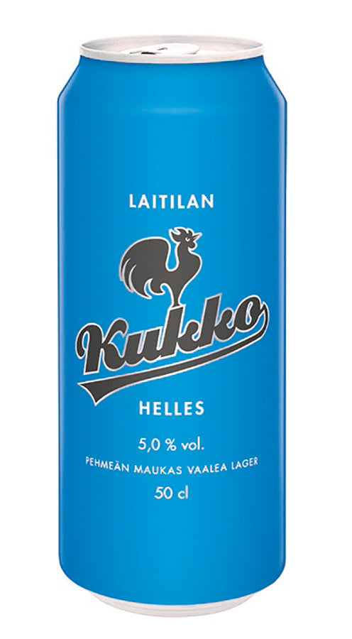 Laitilan Kukko Helles 5,0 til-% 0,5L olut