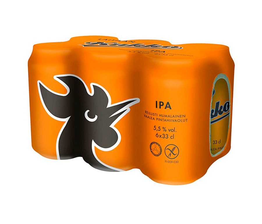 6 x Laitilan Kukko IPA 5,5 til-% 0,33L olut