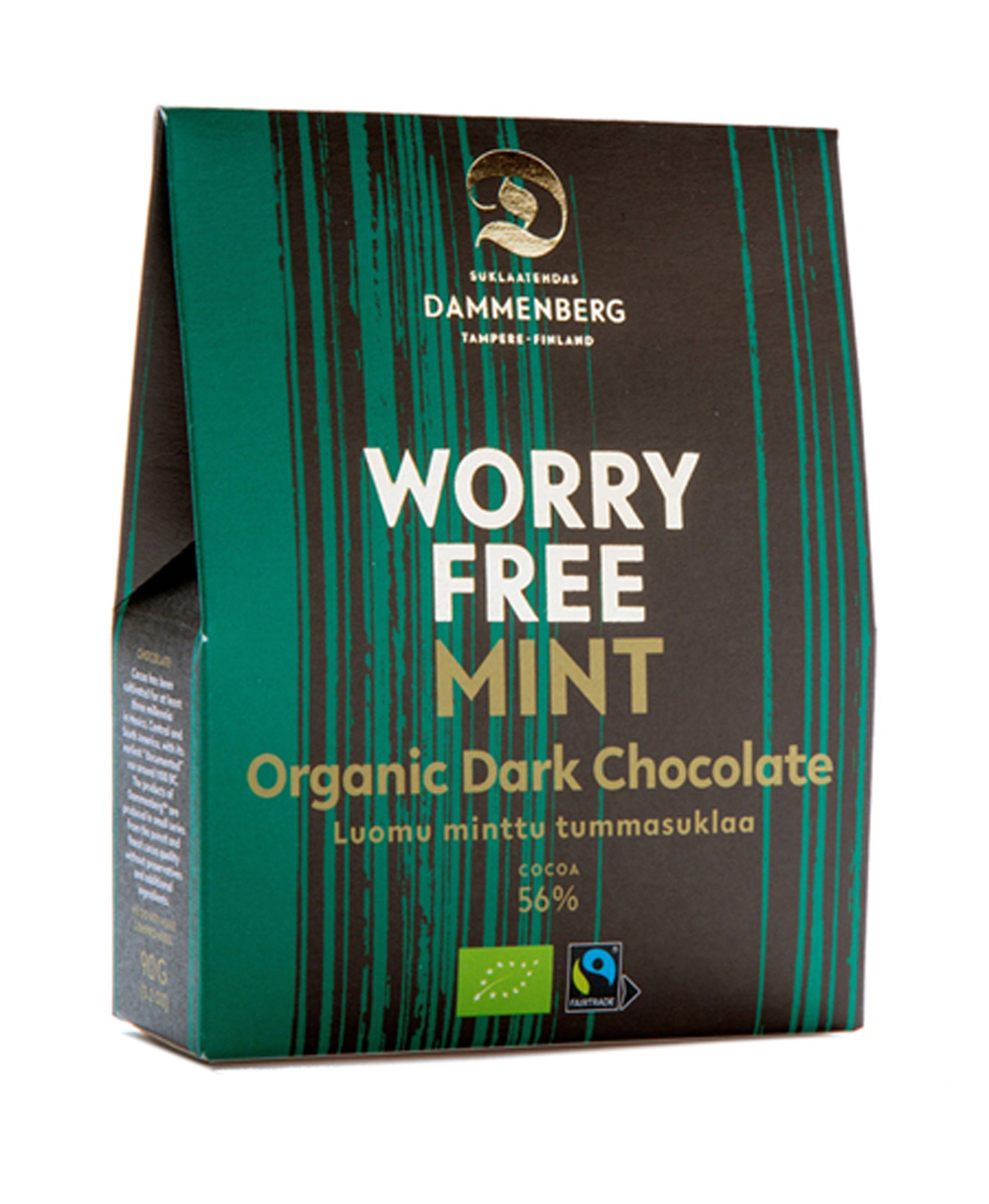 Dammenberg Luomu Reilun kaupan Minttusuklaanappi 90g