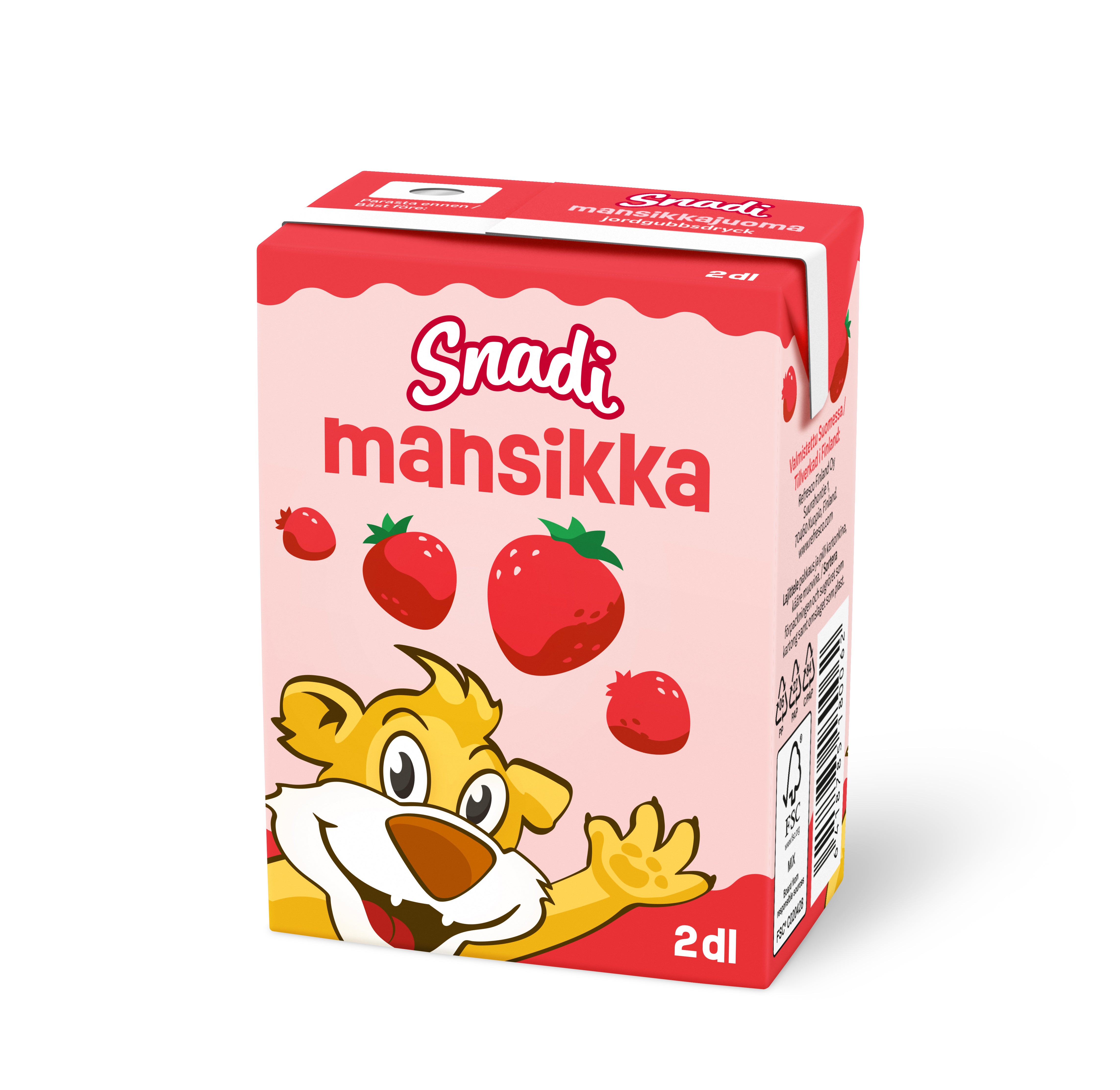 Snadi mansikkajuoma 2dl